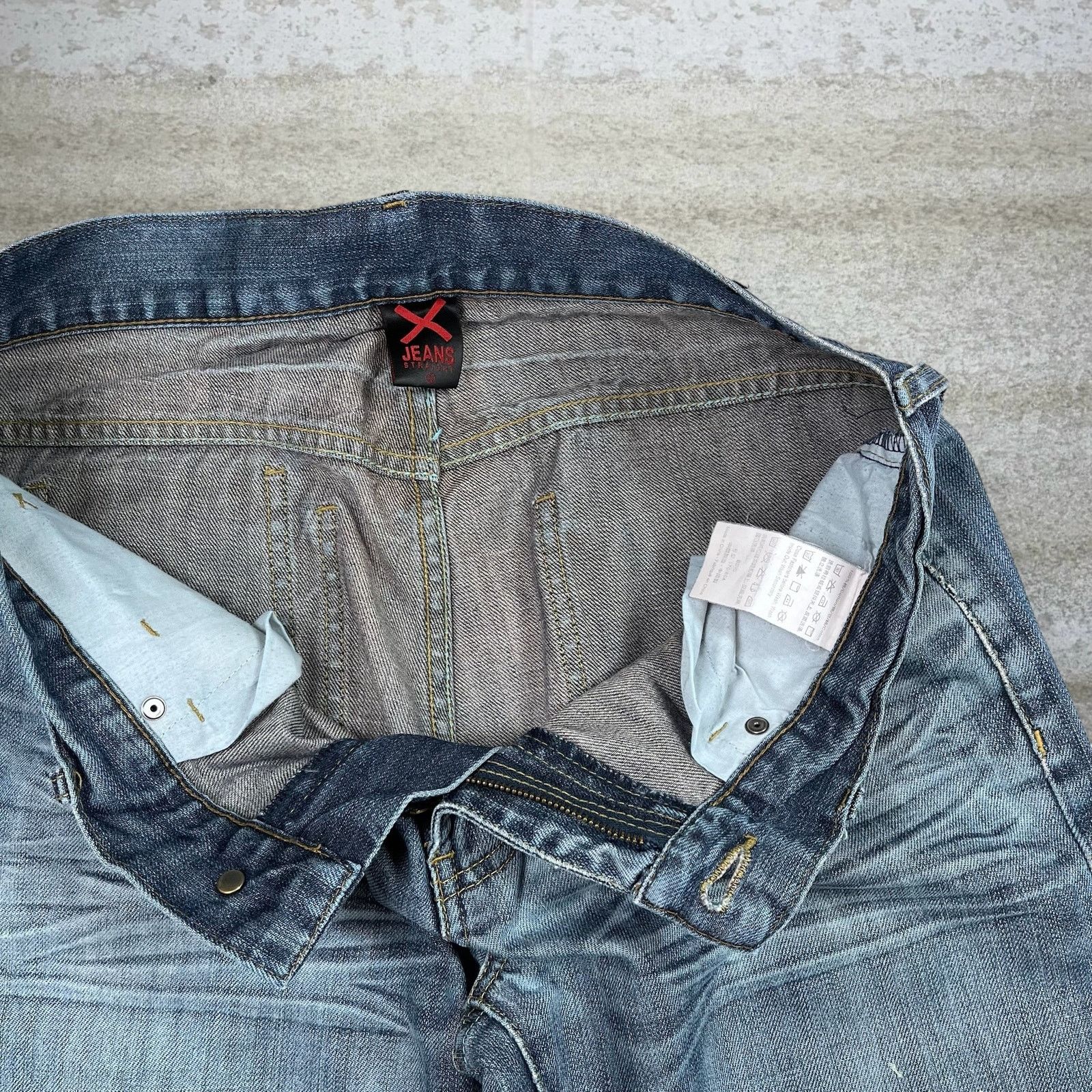 Vintage Vintage Y2K X Skate Jeans 32x32 Regular Straight Medium Wash Size US 32 / EU 48 - 4 Thumbnail