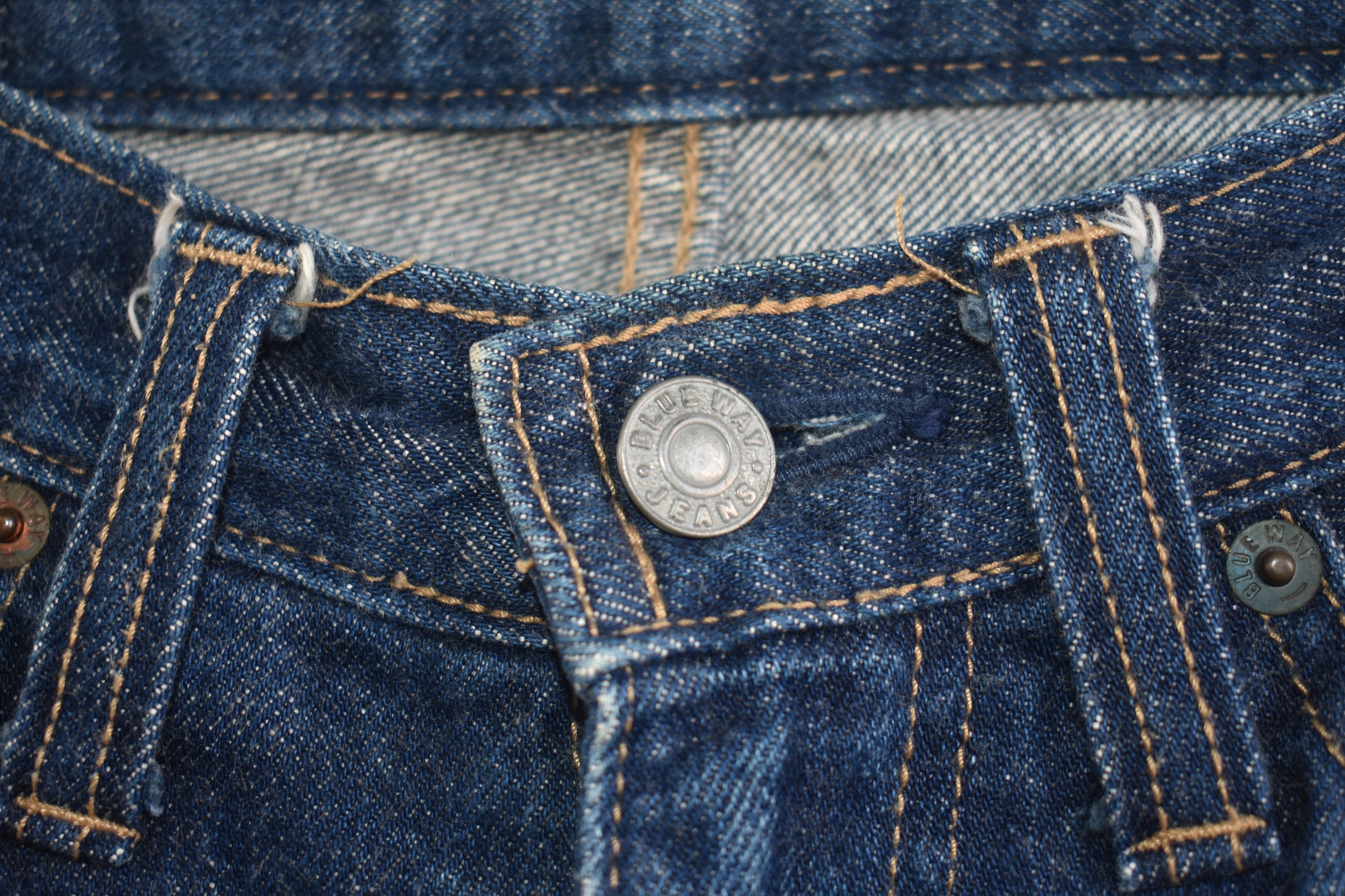 Blue Blue Japan × Japanese Brand Wide Leg 🔥 Blue Way Japanese Jeans W29 Size US 29 - 5 Thumbnail