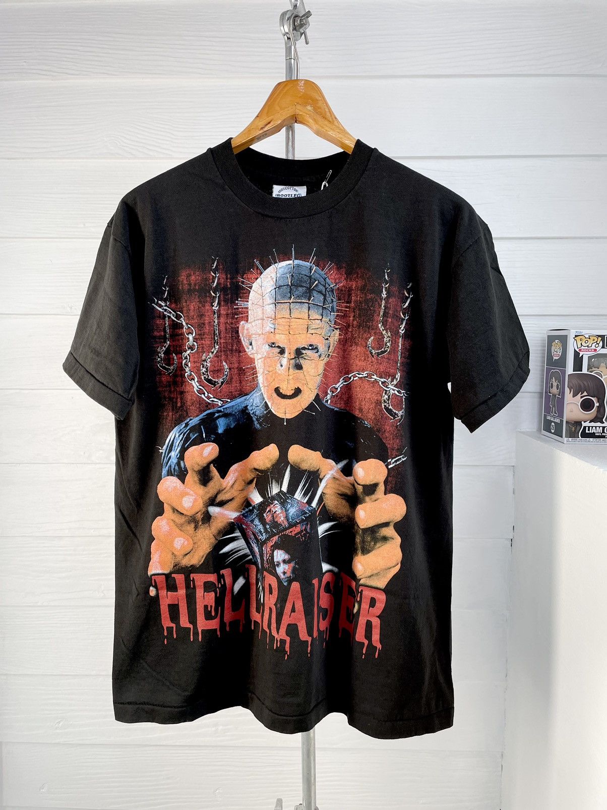 Vintage HELLRAISER PINHEAD MOVIE MODERN BOOTLEG T-SHIRT | Grailed