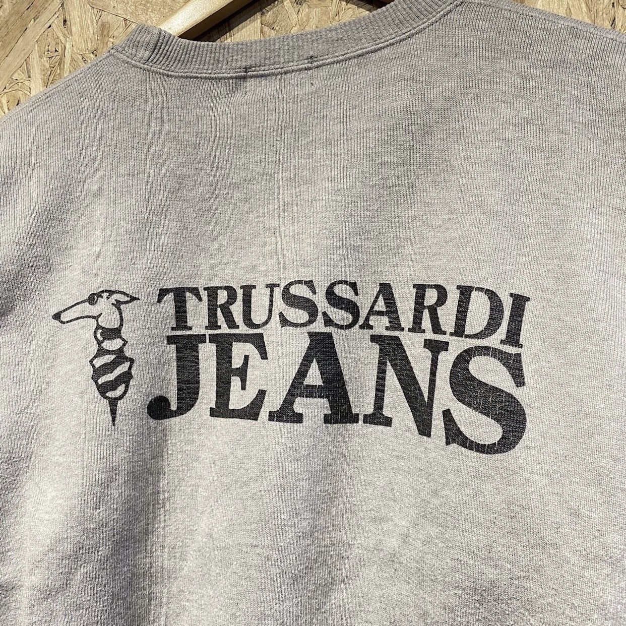 Trussardi Vintage Trussardi Sweatshirt Big Logo Spellout Crewneck Size US S / EU 44-46 / 1 - 3 Thumbnail