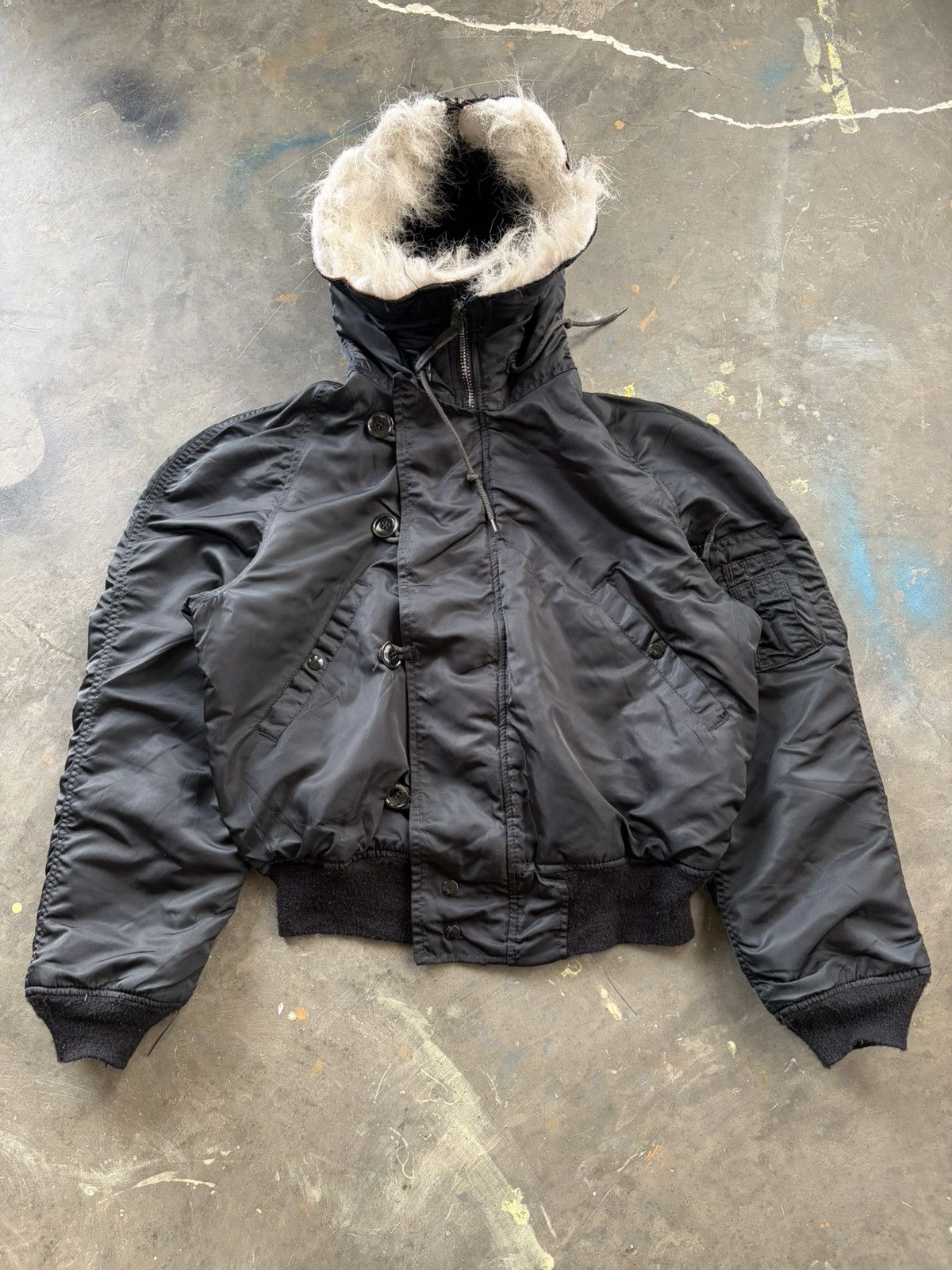 Japanese Brand alpha industries jacket fur hood N-2B bomber jacket Size US M / EU 48-50 / 2 - 1 Thumbnail