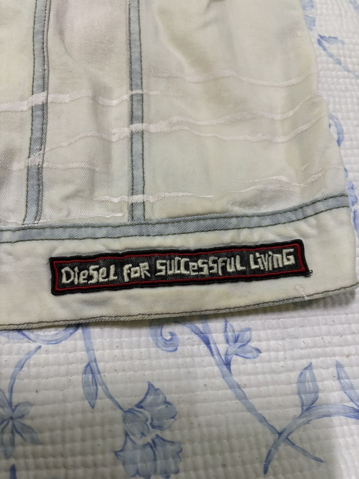 Diesel Diesel White Denim Type 3 Design Size US L / EU 52-54 / 3 - 18 Thumbnail