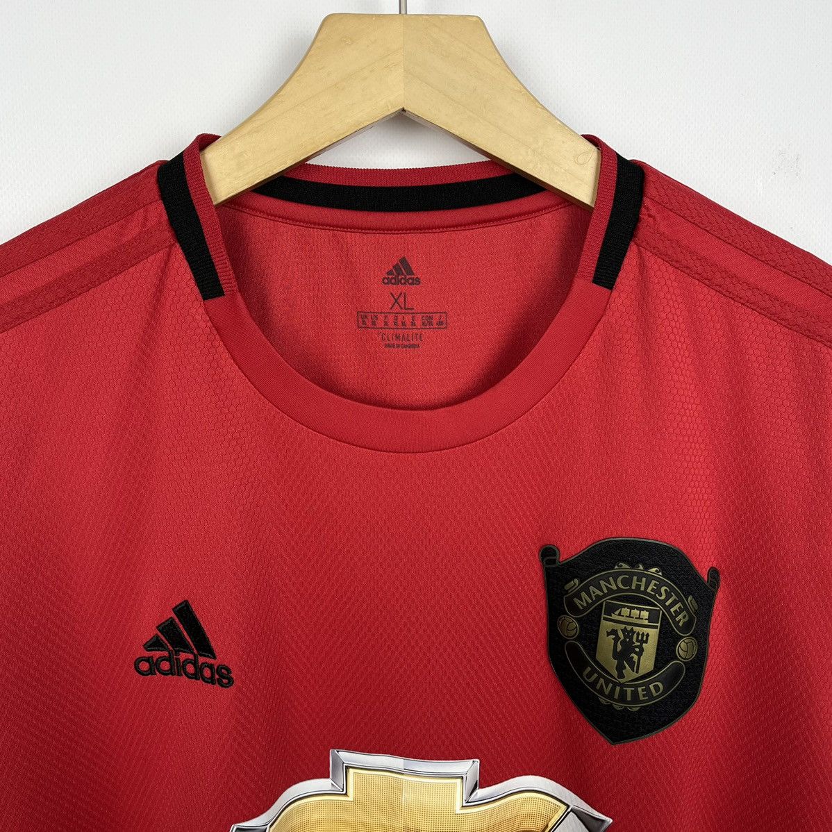 Adidas Adidas Manchester United soccer jersey T shirt 19/20 Size US XL / EU 56 / 4 - 6 Thumbnail