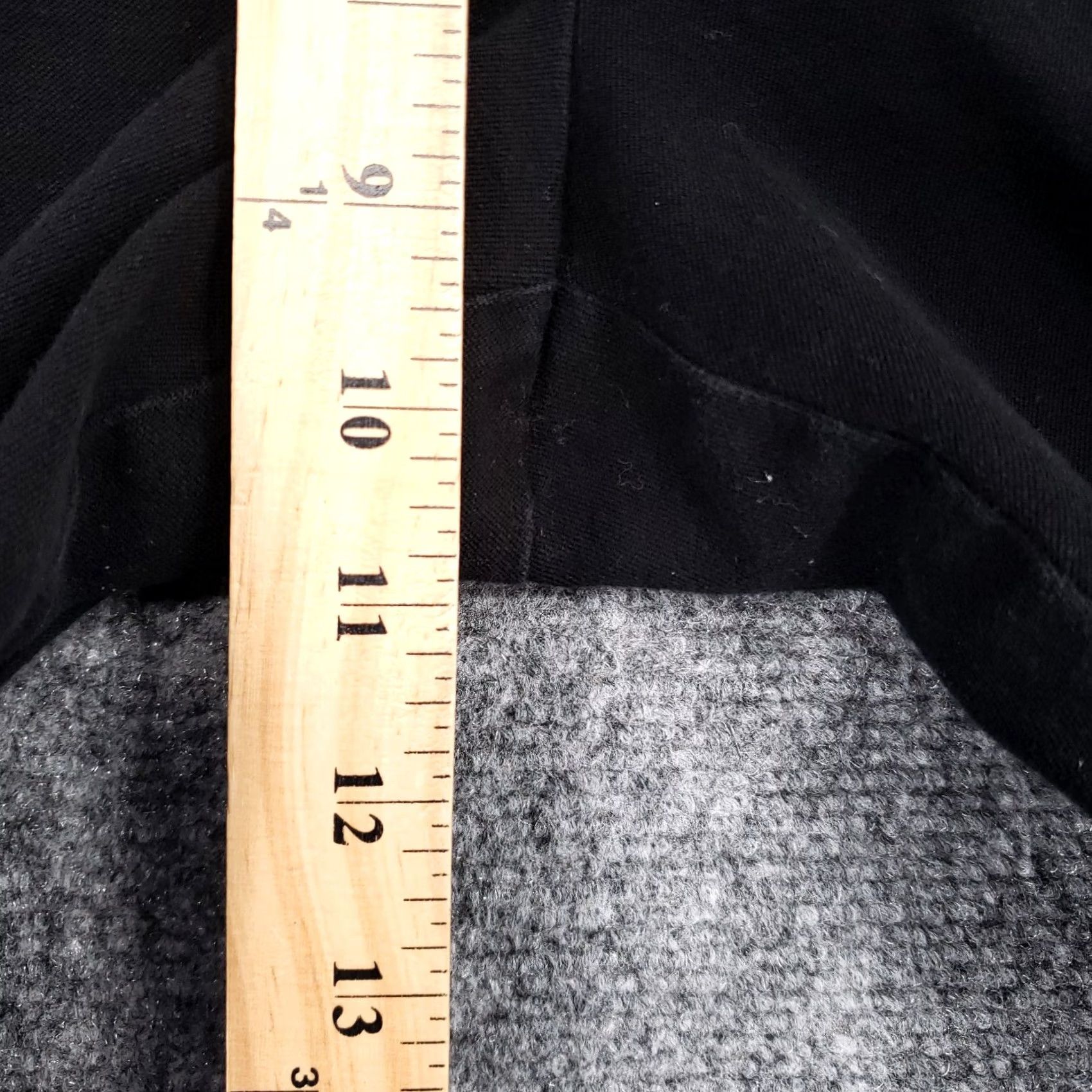 Spanx Spanx Leggings Womens M Black Stretch Twill Pants Ankle Zip Pull On Size 32" / US 10 / IT 46 - 6 Thumbnail