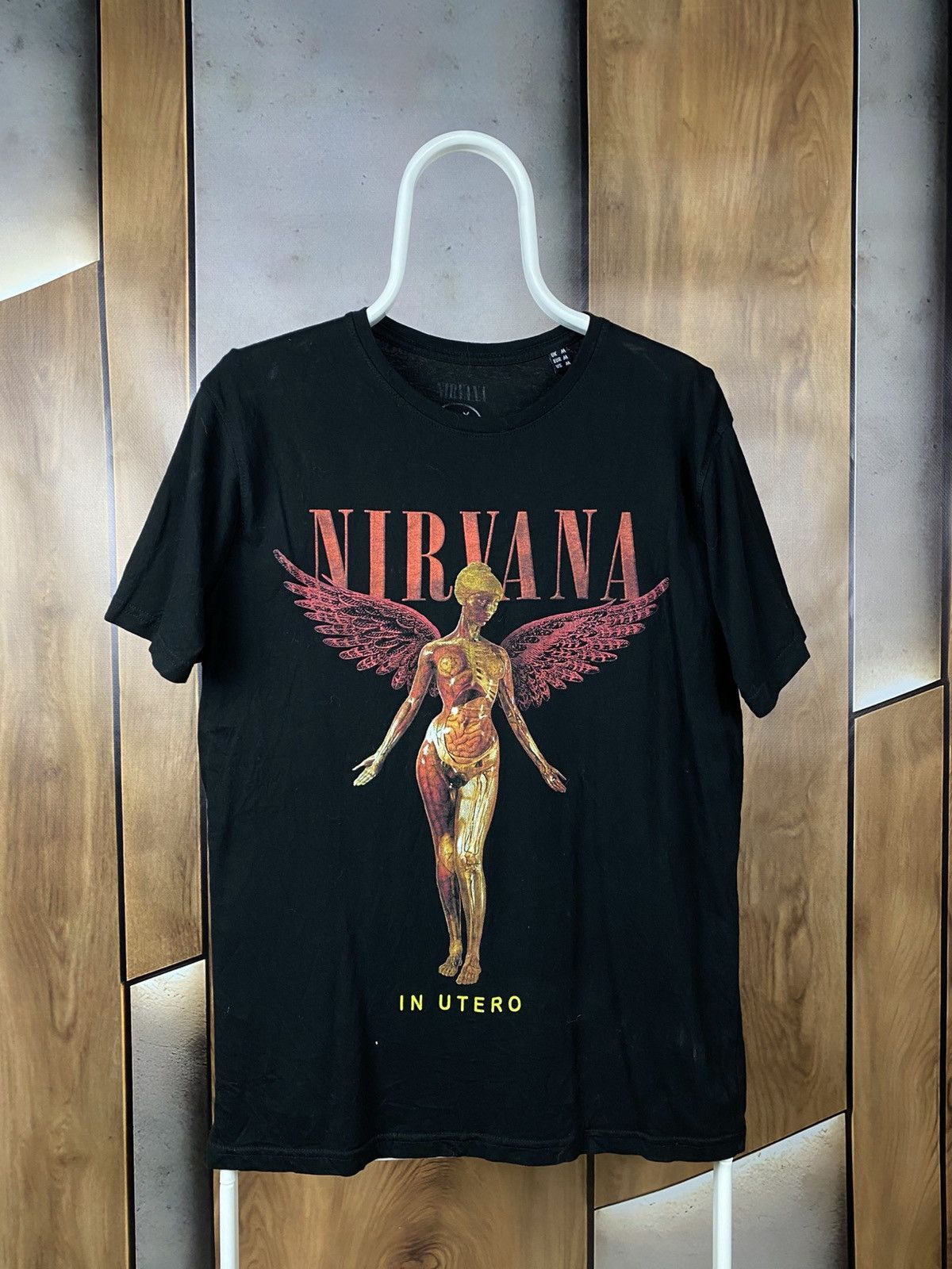 Nirvana 🪽T-Shirt Nirvana In Utero Angel Logo Tee🪽 Size US M / EU 48-50 / 2 - 1 Thumbnail
