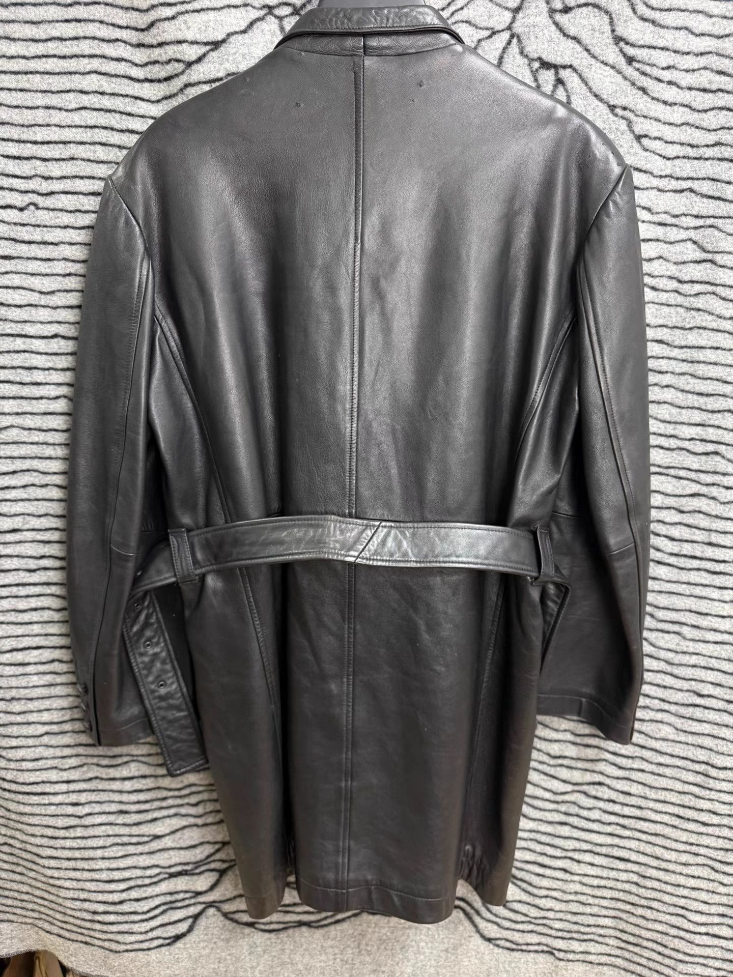 Yohji Yamamoto Yohji Yamamoto Big Shoulder Padded Sheepskin Coat K20 Size US XL / EU 56 / 4 - 5 Thumbnail