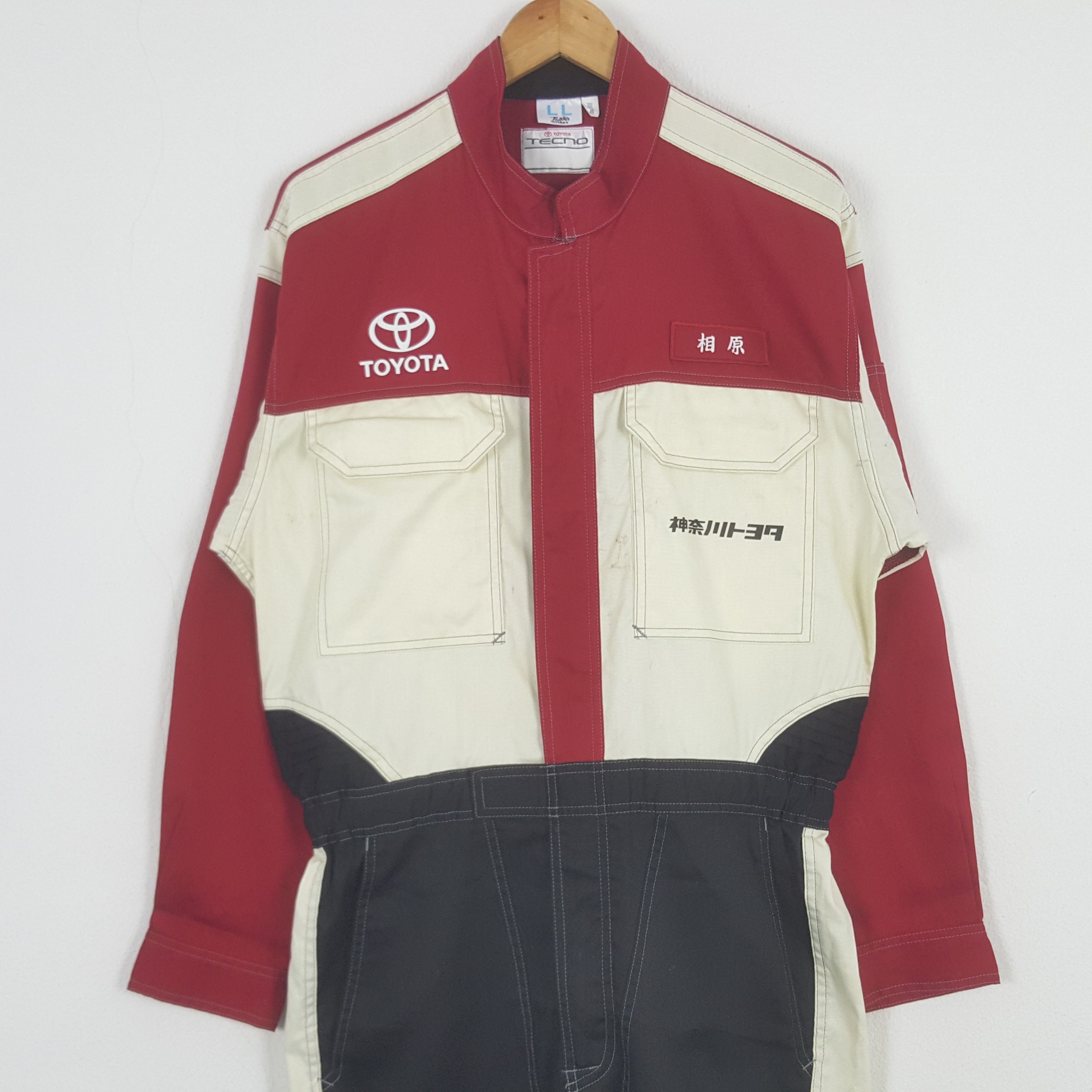 Japanese Brand Vintage Toyota Japanese Racing Team Coverall Jacket RR19 Size US M / EU 48-50 / 2 - 5 Thumbnail