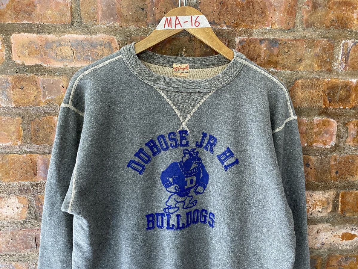 Whitesville 🔥1990s Bulldog collage sweatshirt Size US L / EU 52-54 / 3 - 3 Thumbnail