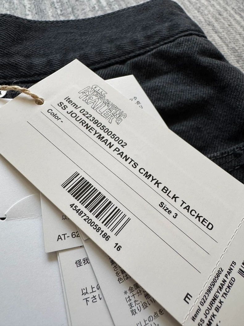 Visvim visvim size 3 23 ICT JOURNEYMAN PANTS CYMK BLK TACKED jeans Size US 30 / EU 46 - 5 Thumbnail