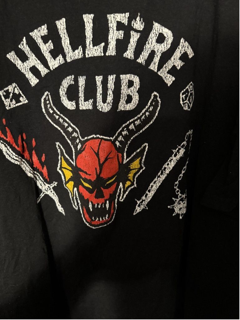 The Unbranded Brand Stranger Things Hellfire Club T-Shirt Black Men's Size 3XL Size US XXL / EU 58 / 5 - 4 Thumbnail