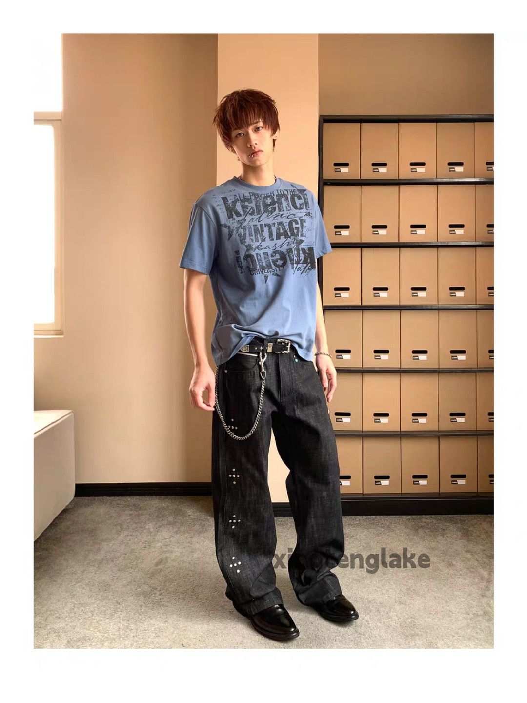 Jean xtl Loewe kapital levis style flared punk hiphop loose jeans Size US 28 / EU 44 - 2 Thumbnail