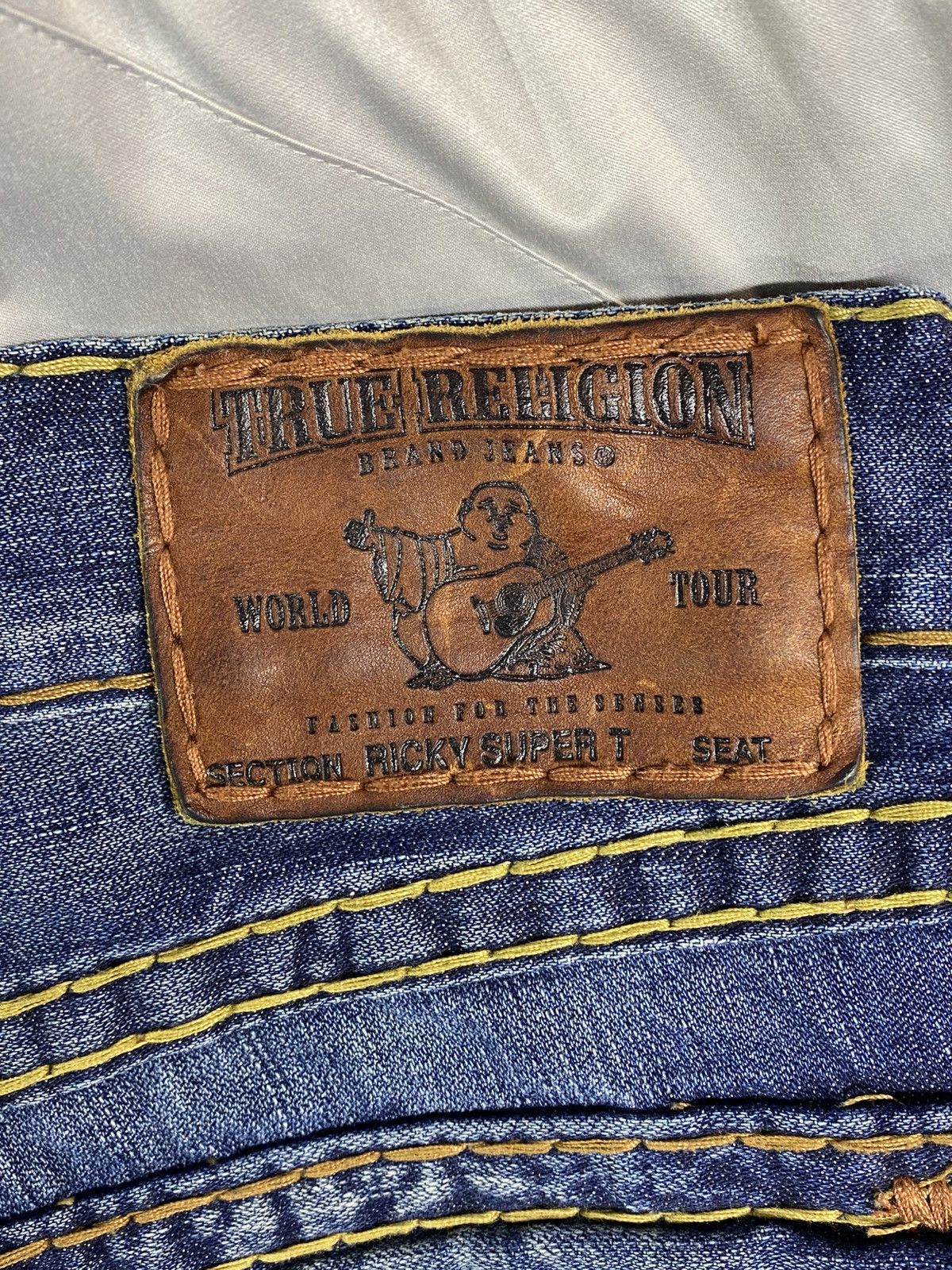 True Religion True Religion Ricky Jeans Made In USA Straight Stitched Y2K Size US 34 / EU 50 - 16 Thumbnail