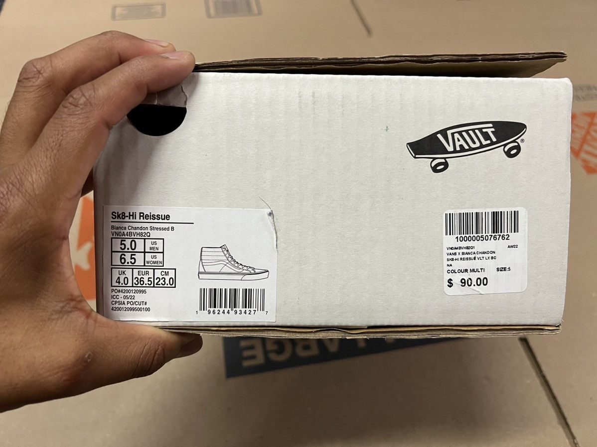 BIANCA CHANDON × Vans Bianca Chandon/Vans Vault OG SK8-Hi Reissue Lux - black Size US 5 / EU 37 - 10 Thumbnail