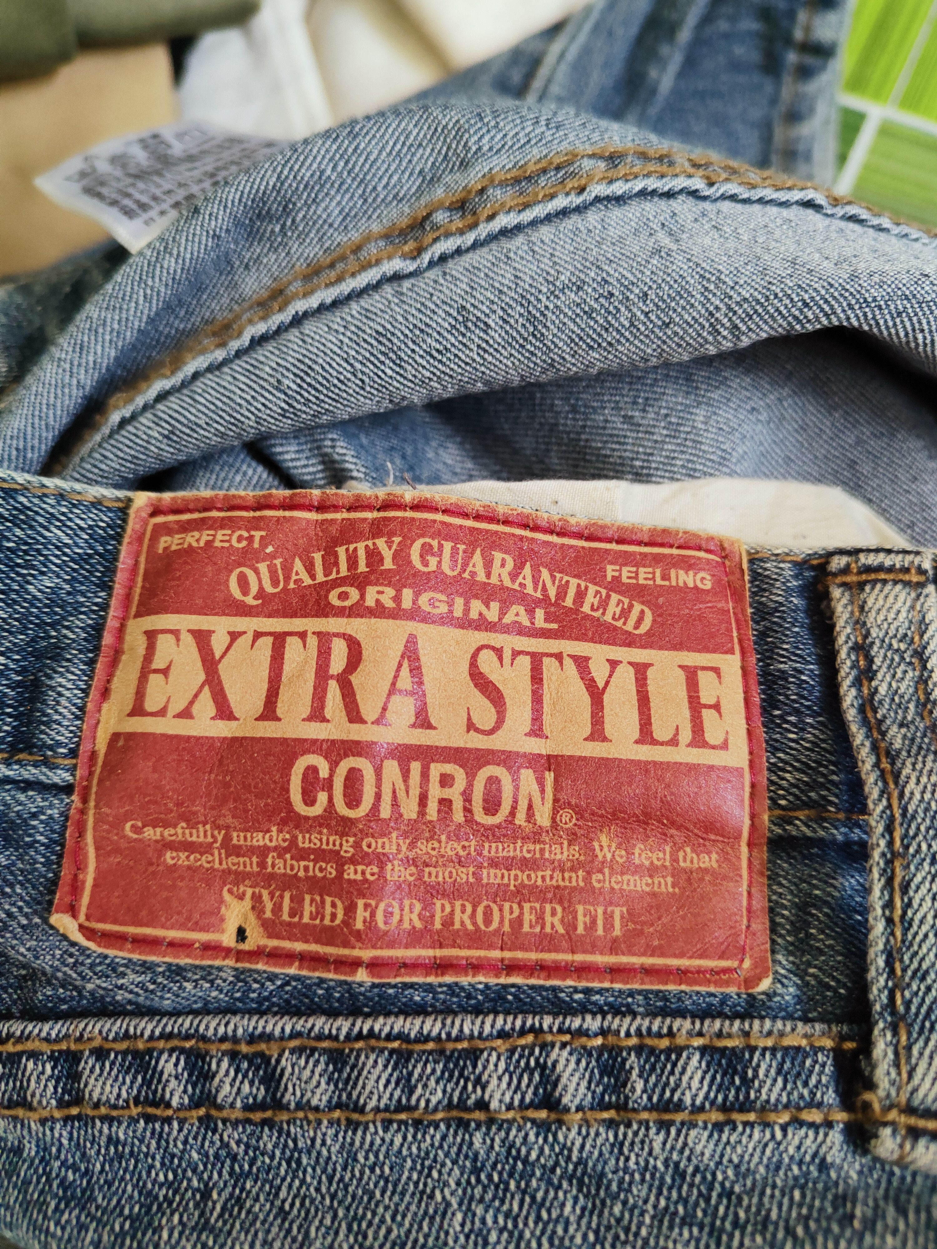 Japanese Brand Conron Blue Distressed Ripped Jeans #S2498 Size US 36 / EU 52 - 13 Thumbnail