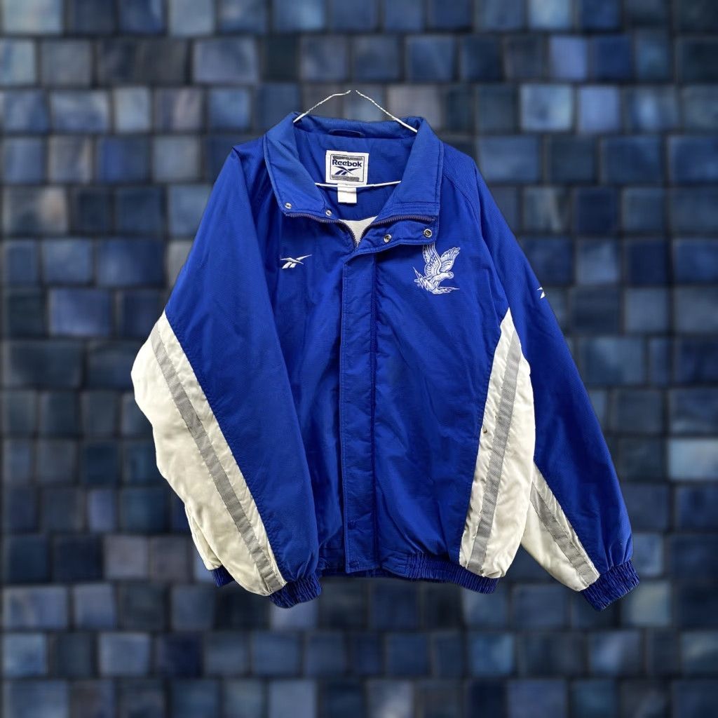 Reebok VINTAGE Reebok Jacket Full Zip Coat Blue USAF United States Falcons Air Force XL SZ Y2K Size US XL / EU 56 / 4 - 1 Thumbnail