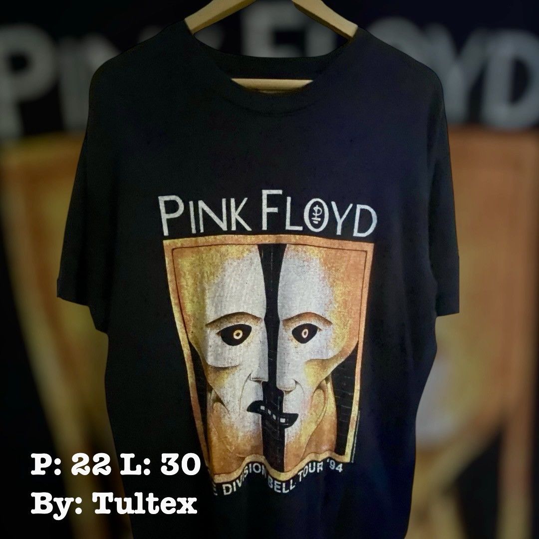 Band Tees × Vintage Pink Floyd - The Division Bell Tour 94 Band Tee Size US XL / EU 56 / 4 - 1 Thumbnail