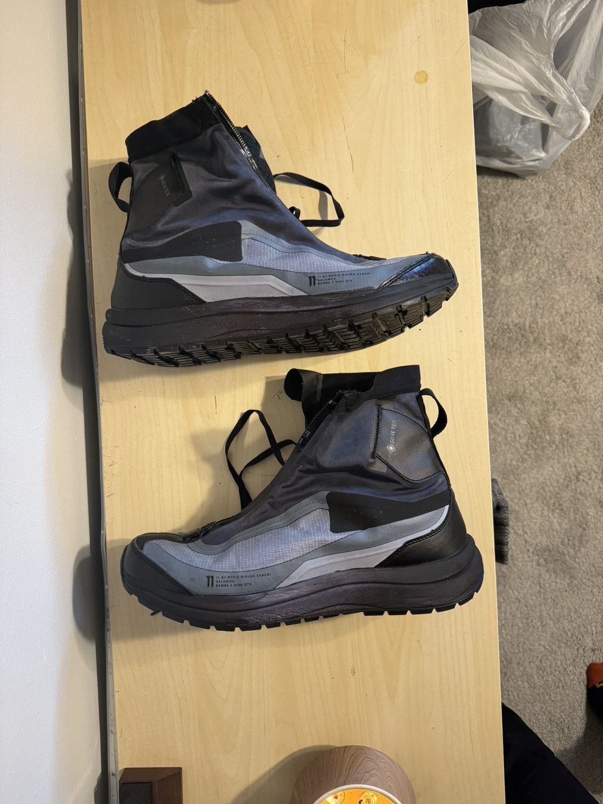 image of 11 By Boris Bidjan Saberi x Boris Bidjan Saberi 11 By Bbs Bamba 2 Goretex Shoes in Blue (Size 12)