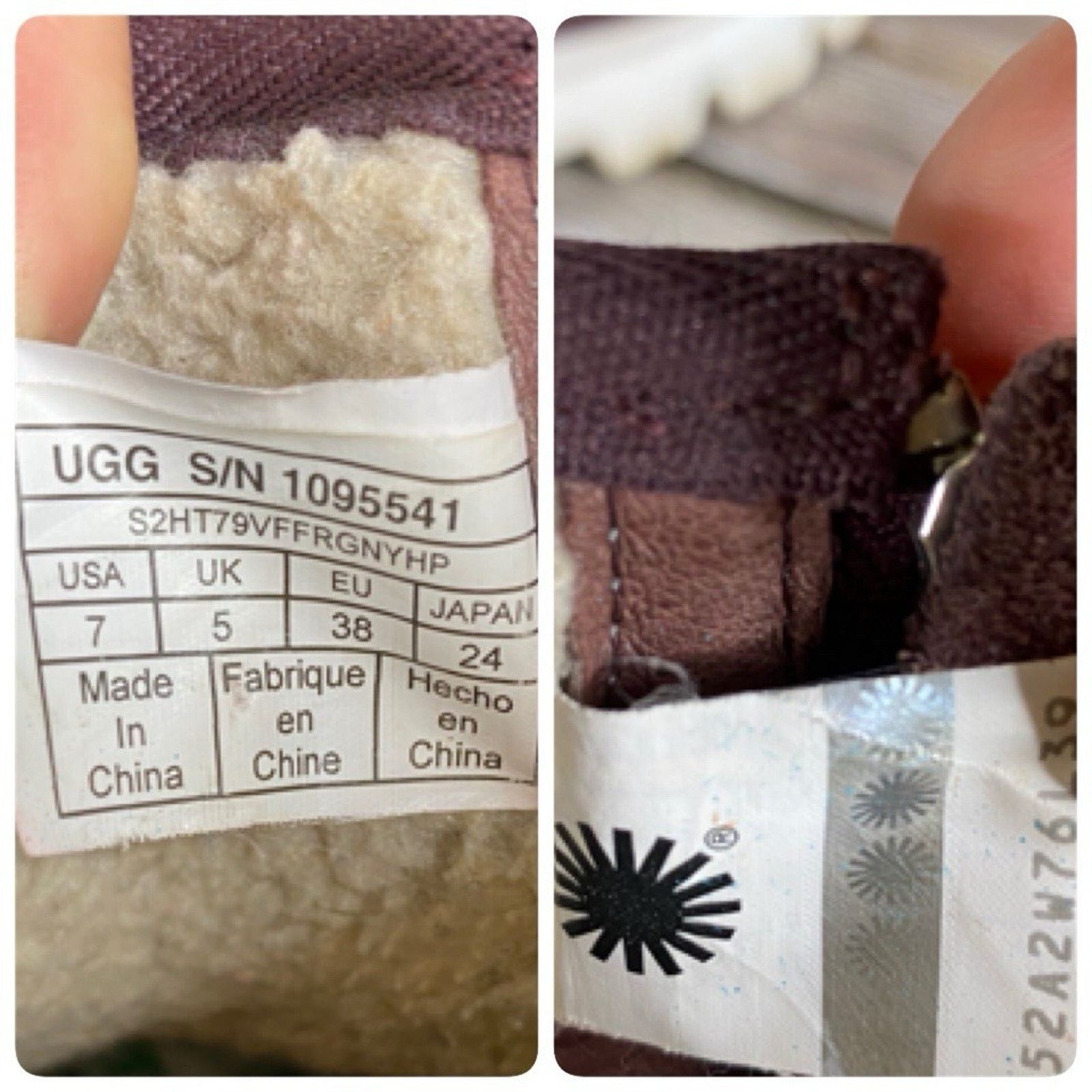 Ugg UGG Purple PALOMAR WATERPROOF SUEDE SNOW SNEAKERS BOOTS -7 Size US 7 / IT 37 - 7 Thumbnail