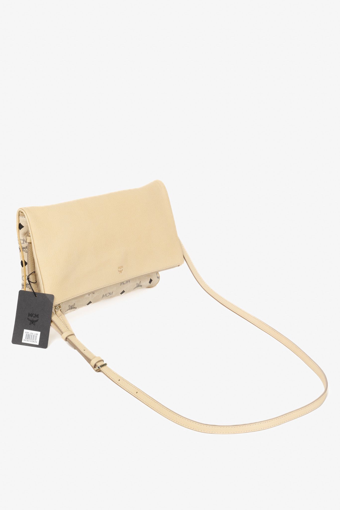 MCM MCM Corina Leather & Visetos Foldover Crossbody Clutch Size ONE SIZE - 7 Thumbnail