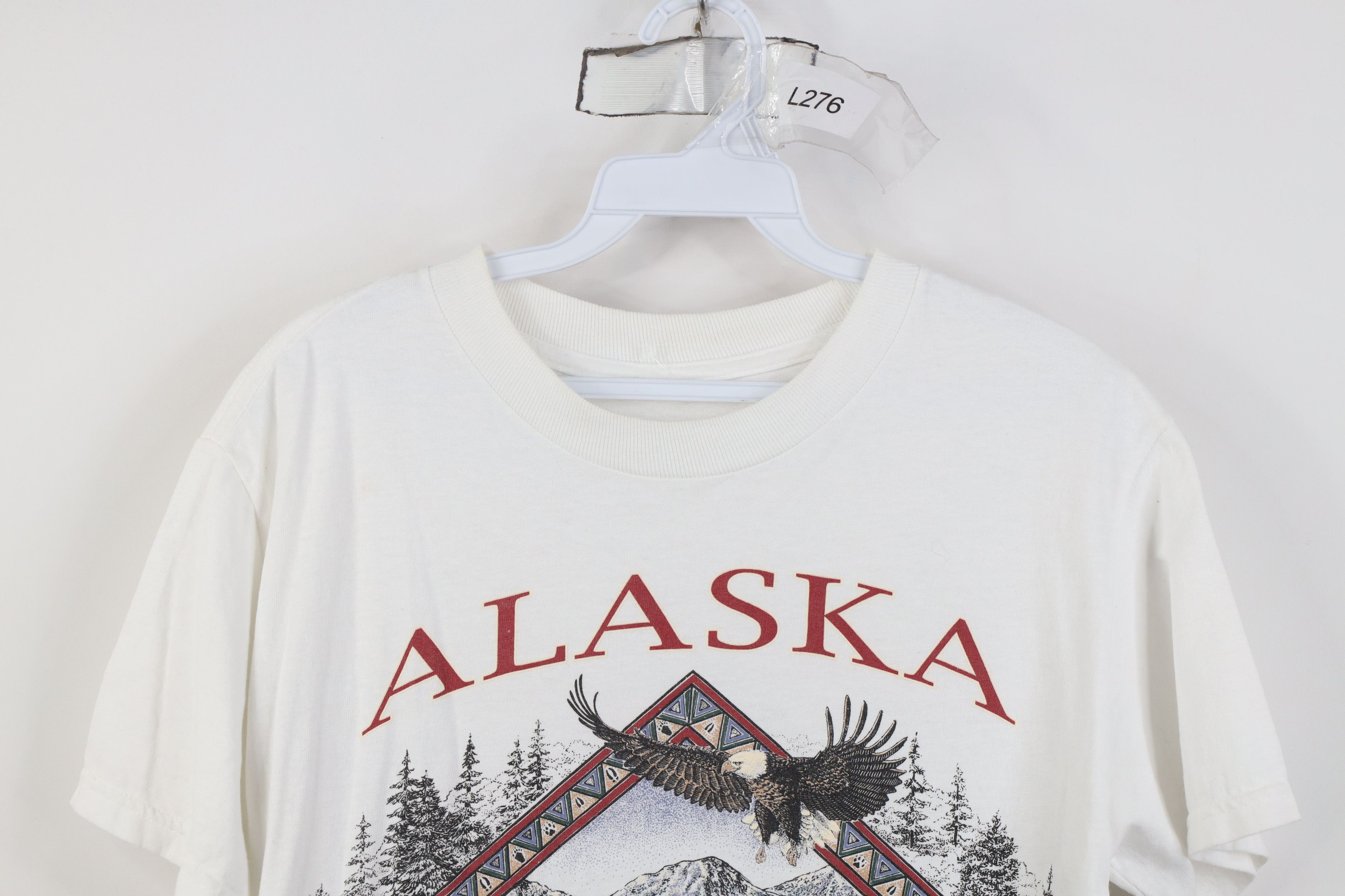 Vintage Vintage 90s Streetwear Alaska Nature Eagle Mountain T-Shirt Size S / US 4 / IT 40 - 2 Thumbnail