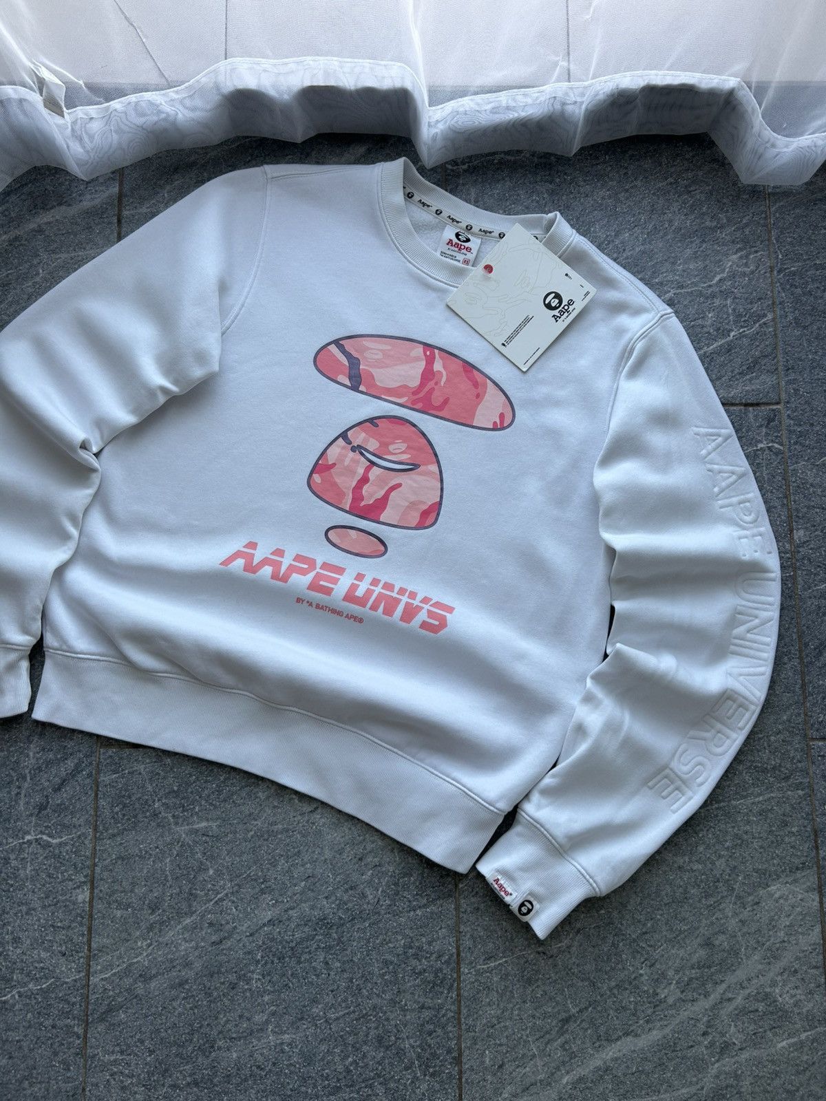 Aape Vintage sweatshirt a bathing ape aape big logo Size US XS / EU 42 / 0 - 7 Thumbnail