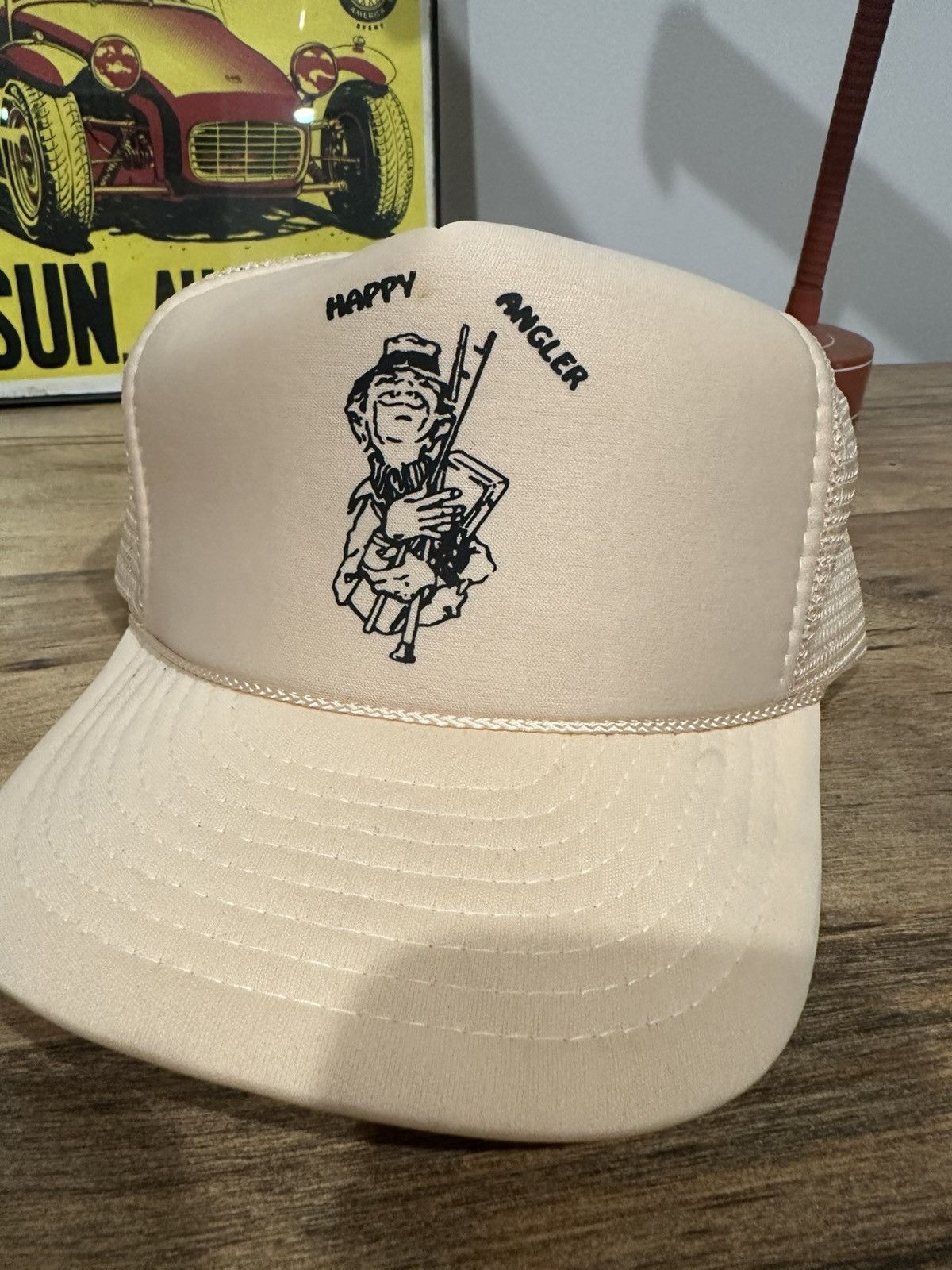 Vintage Vintage Funny Fishing Trucker Hat Deadstock Size ONE SIZE - 2 Thumbnail