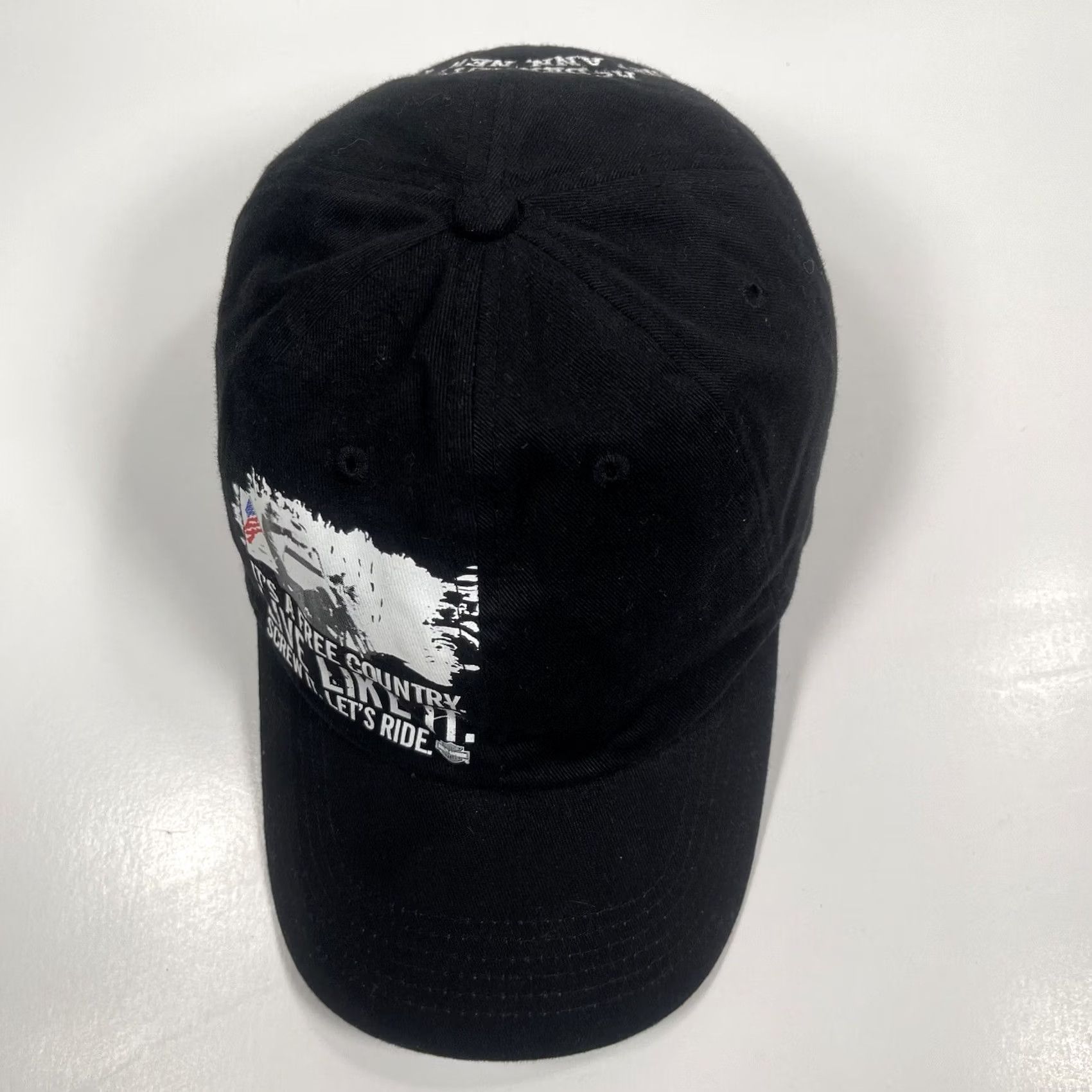 Harley Davidson Harley Davidson Hat Adult Black Adjustable StrapBack Baseball Cap Mens StrapBack Classic Logo Size ONE SIZE - 3 Thumbnail