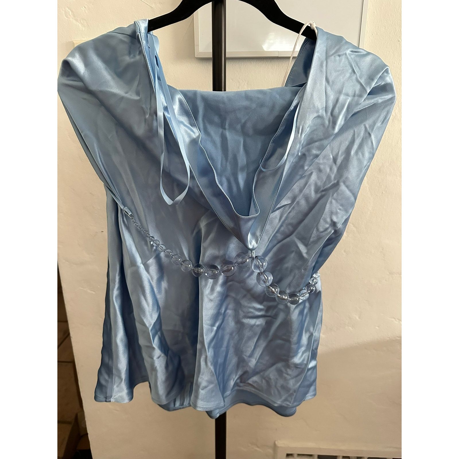 Staud STAUD Cadence Mini Dress Azure 14 Size XL / US 12-14 / IT 48-50 - 1 Thumbnail
