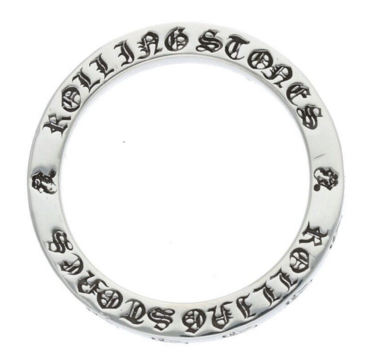 Chrome Hearts Chrome Hearts 3mm Spacer Lip Tan Silver Ring Size ONE SIZE - 3 Thumbnail