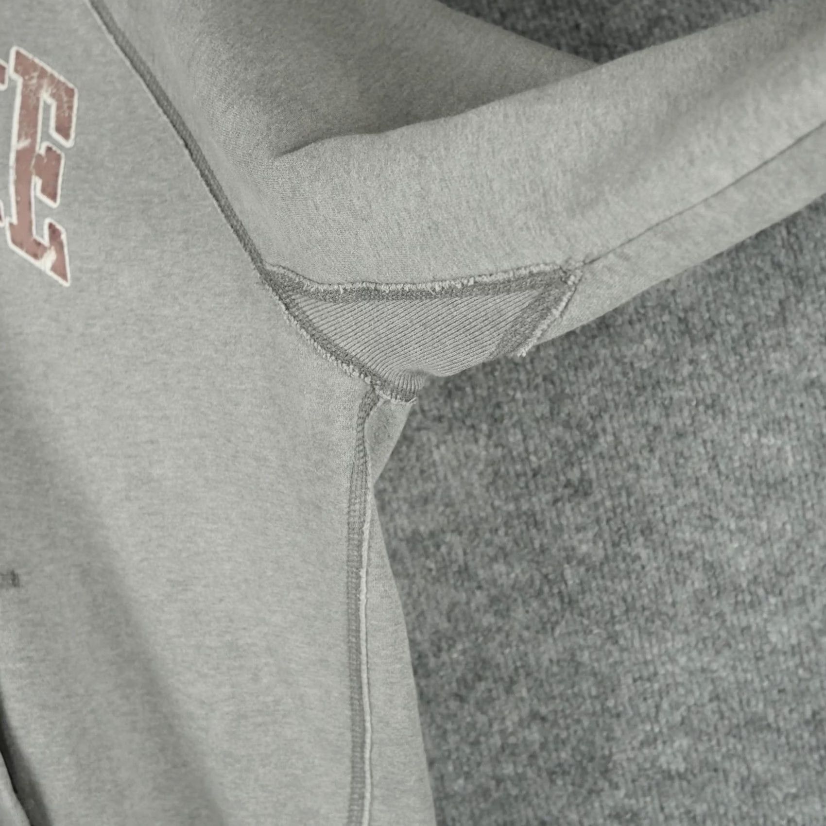 Abercrombie & Fitch Vintage Abercrombie & Fitch Hoodie Mens Large Gray Pullover Fleece 1892 Sweatshirt Size US L / EU 52-54 / 3 - 6 Thumbnail