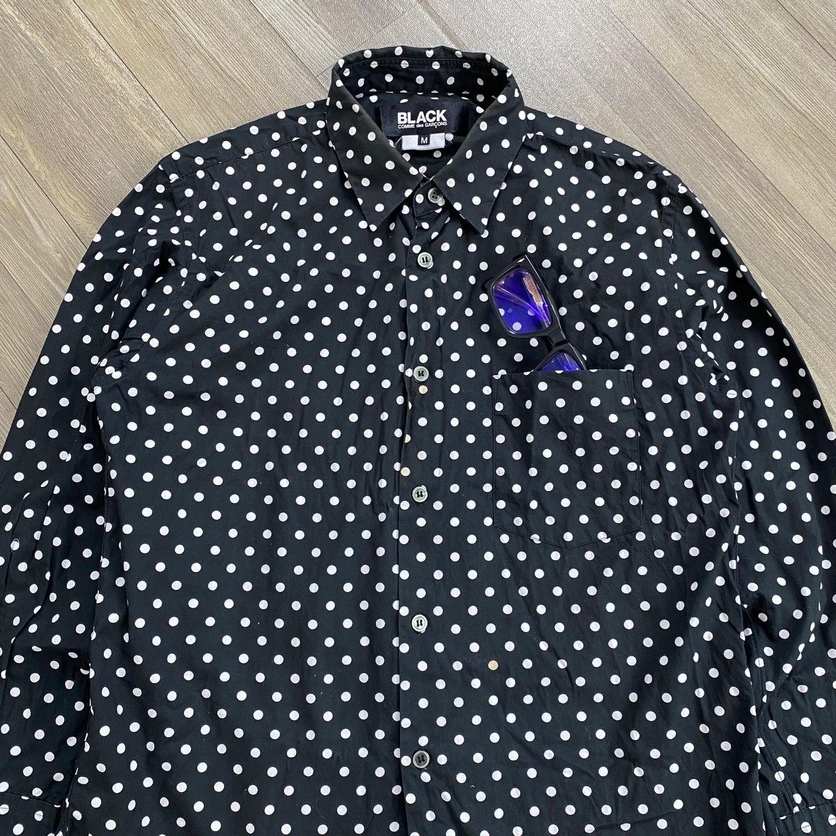 Comme des Garcons Vintage Comme Des Garçons CDG Iconic Logo Striped Longsleeve Size US M / EU 48-50 / 2 - 6 Thumbnail