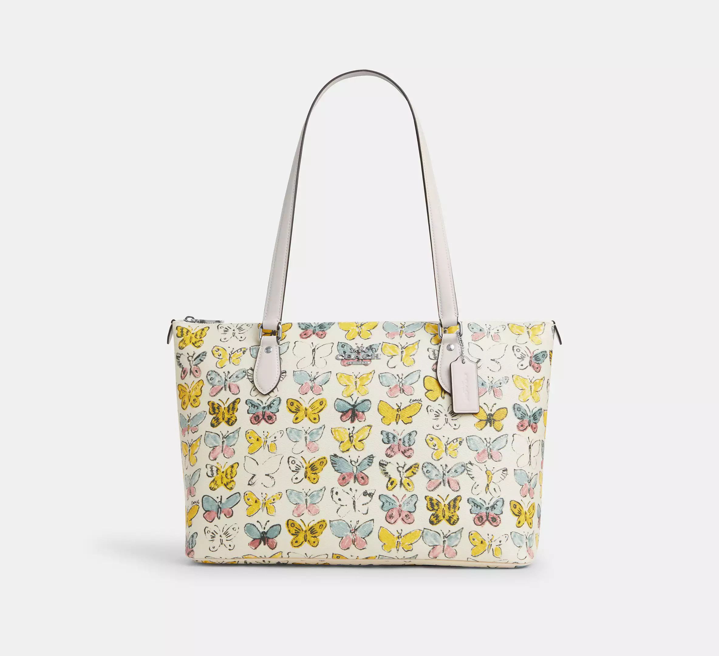 Coach Gallery Tote Bag With Butterfly Print CAR36 Size ONE SIZE - 7 Thumbnail