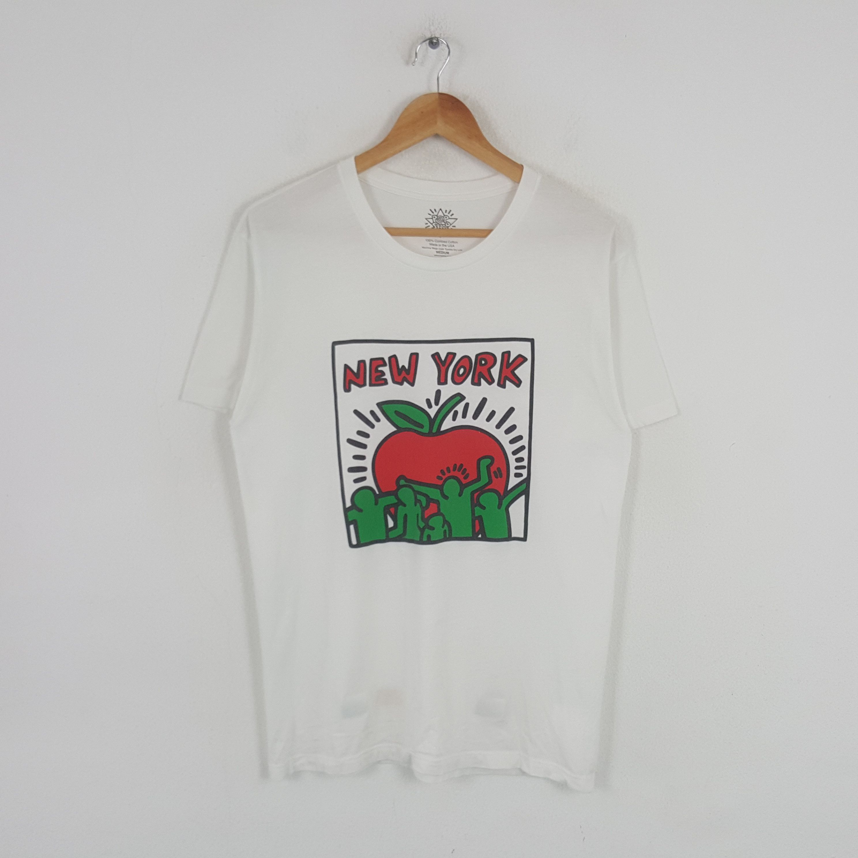 Keith Haring Vintage New York Art Keith Haring Tshirt C285N78 Size US S / EU 44-46 / 1 - 1 Thumbnail