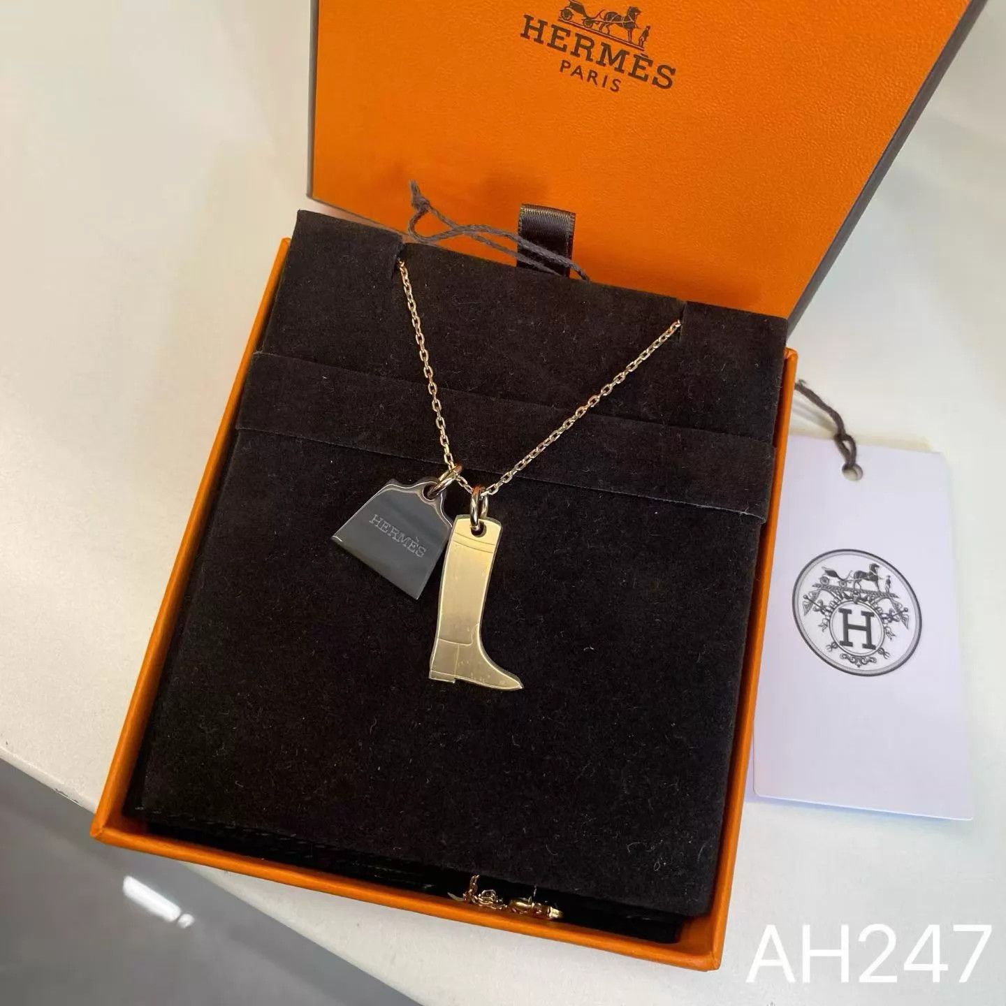Hermes HERMES Kelly Necklace AH247 Unused 50cm Size ONE SIZE - 2 Thumbnail