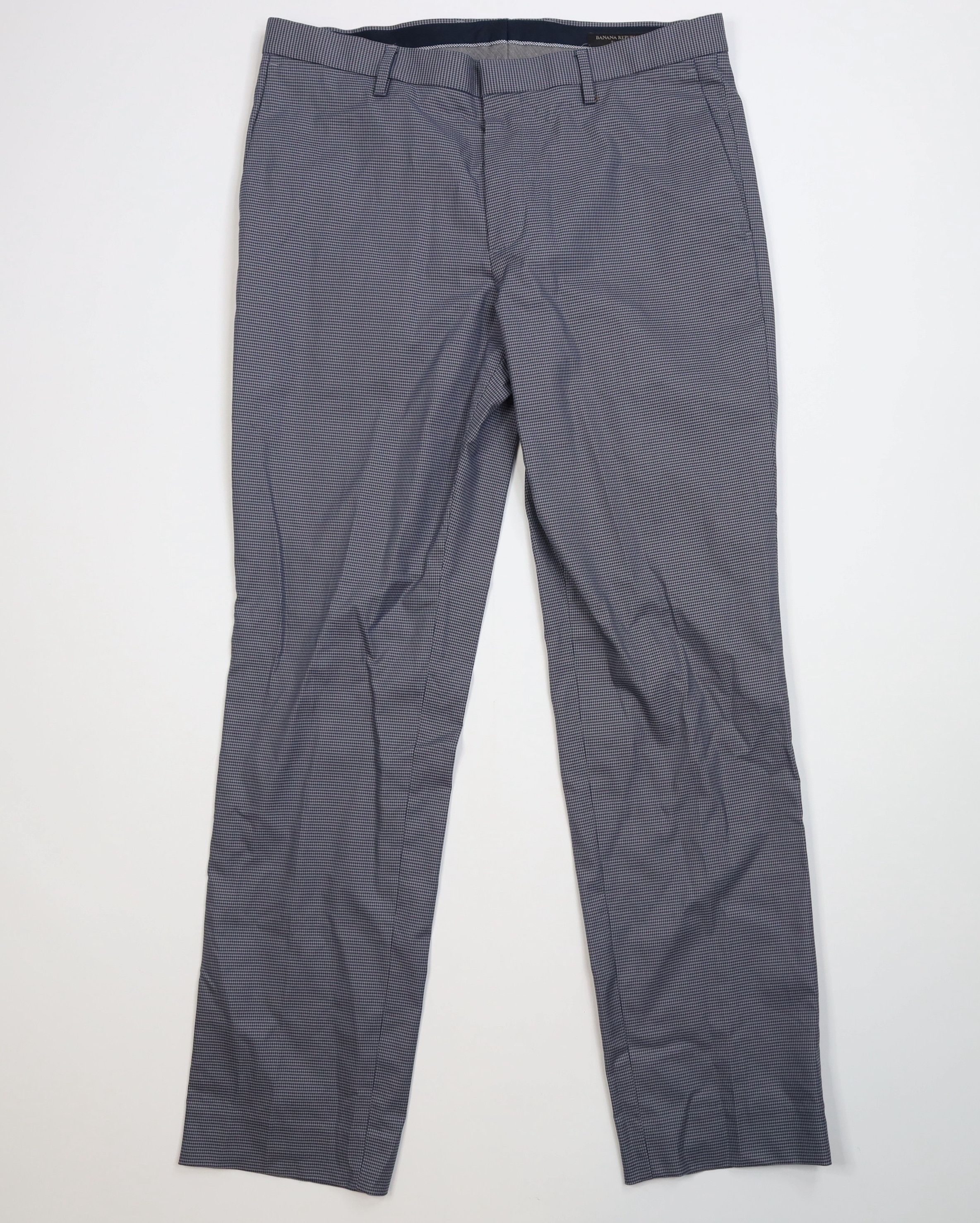 Banana Republic Banana Republic Fit Stretch Houndstooth Chino Pants Trousers Size US 32 / EU 48 - 1 Thumbnail