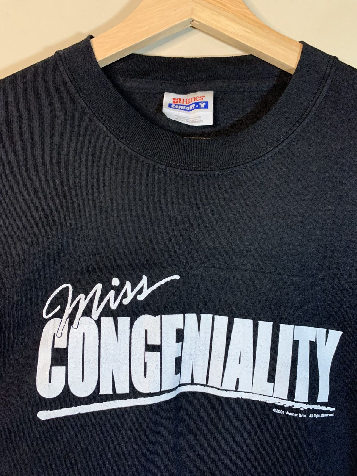 Vintage *RARE* Vintage 2001 Miss Congeniality Movie Promo Art Shirt Size US XL / EU 56 / 4 - 3 Thumbnail