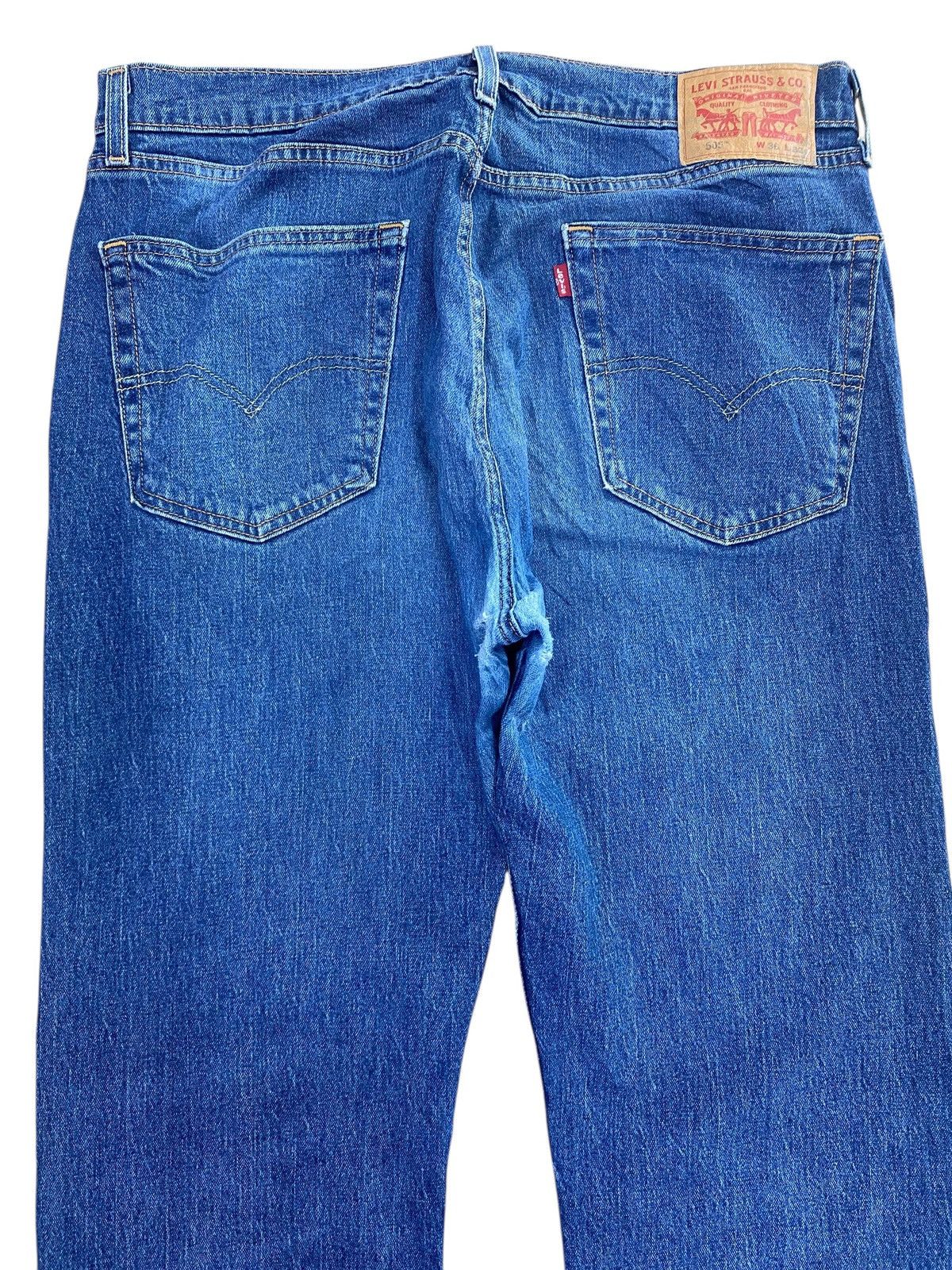Levi's Levi’s Acid Blue Faded Wash Style Loose Jeans Size US 34 / EU 50 - 4 Thumbnail