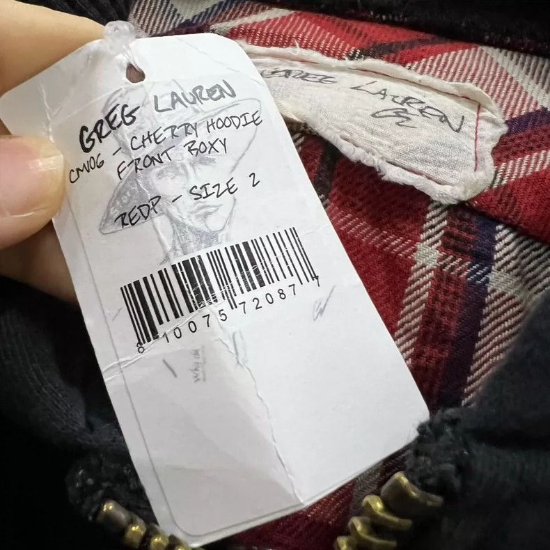 Greg Lauren greg laurenColor blocking plaid distressed hooded jacket 25 Size US M / EU 48-50 / 2 - 4 Thumbnail