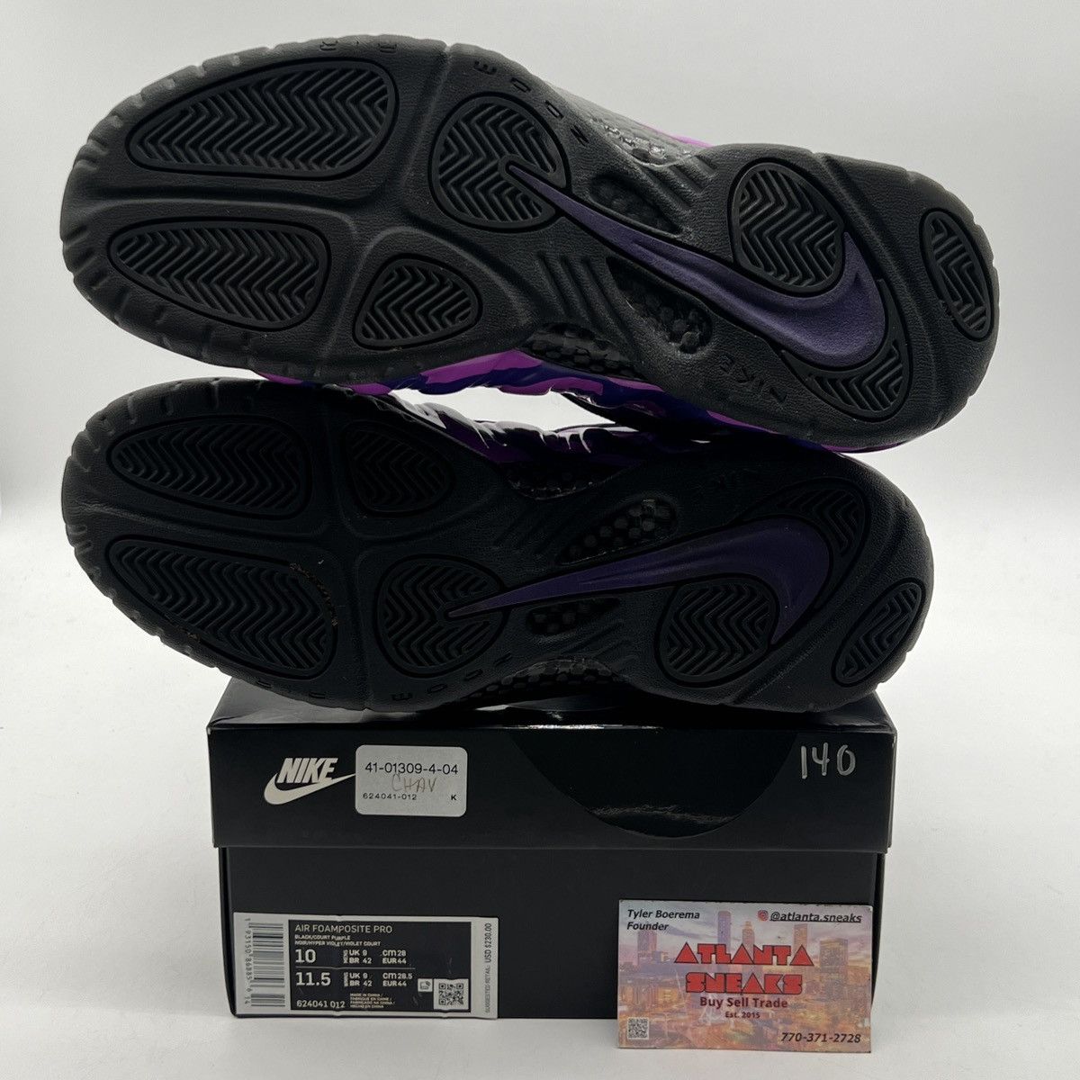 Nike Air Foamposite pro purple camo Size US 10 / EU 43 - 8 Thumbnail