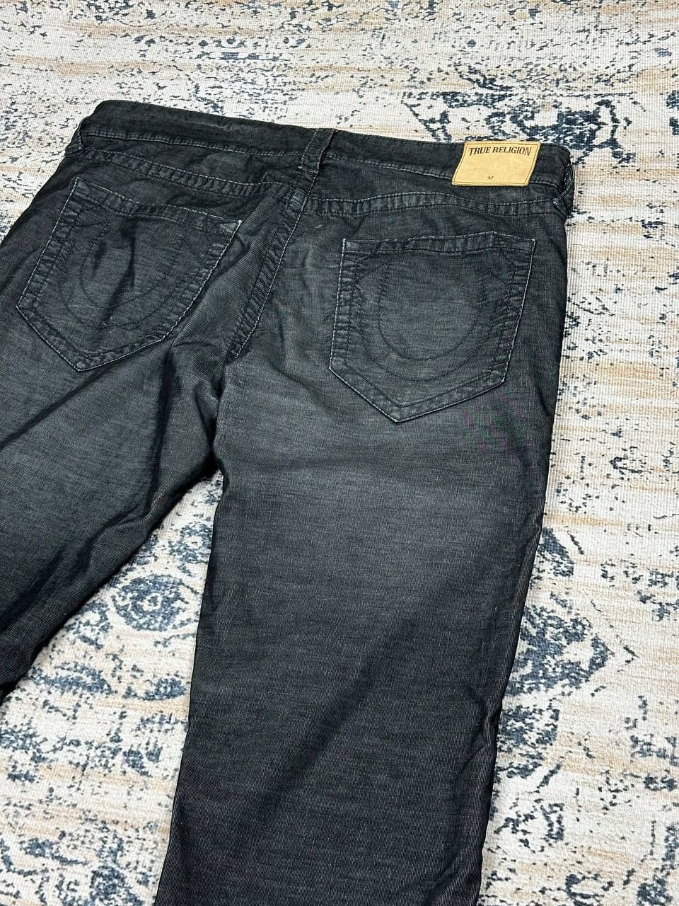 True Religion True Religion Velvet Black Avant Garde Baggy Jeans Denim Size US 36 / EU 52 - 10 Thumbnail