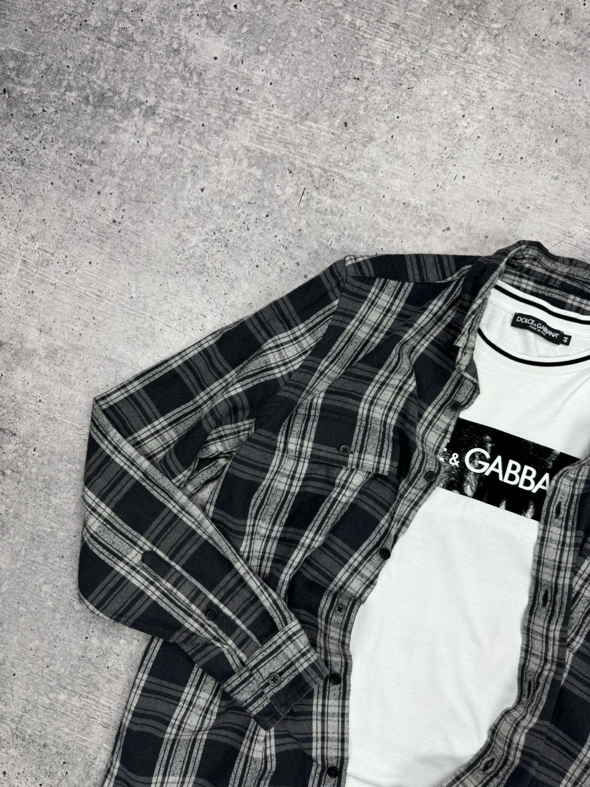 Flannel Vintage Y2K Plaid Flannel Checkered Shirt Travis Scott Style Size US S / EU 44-46 / 1 - 5 Thumbnail