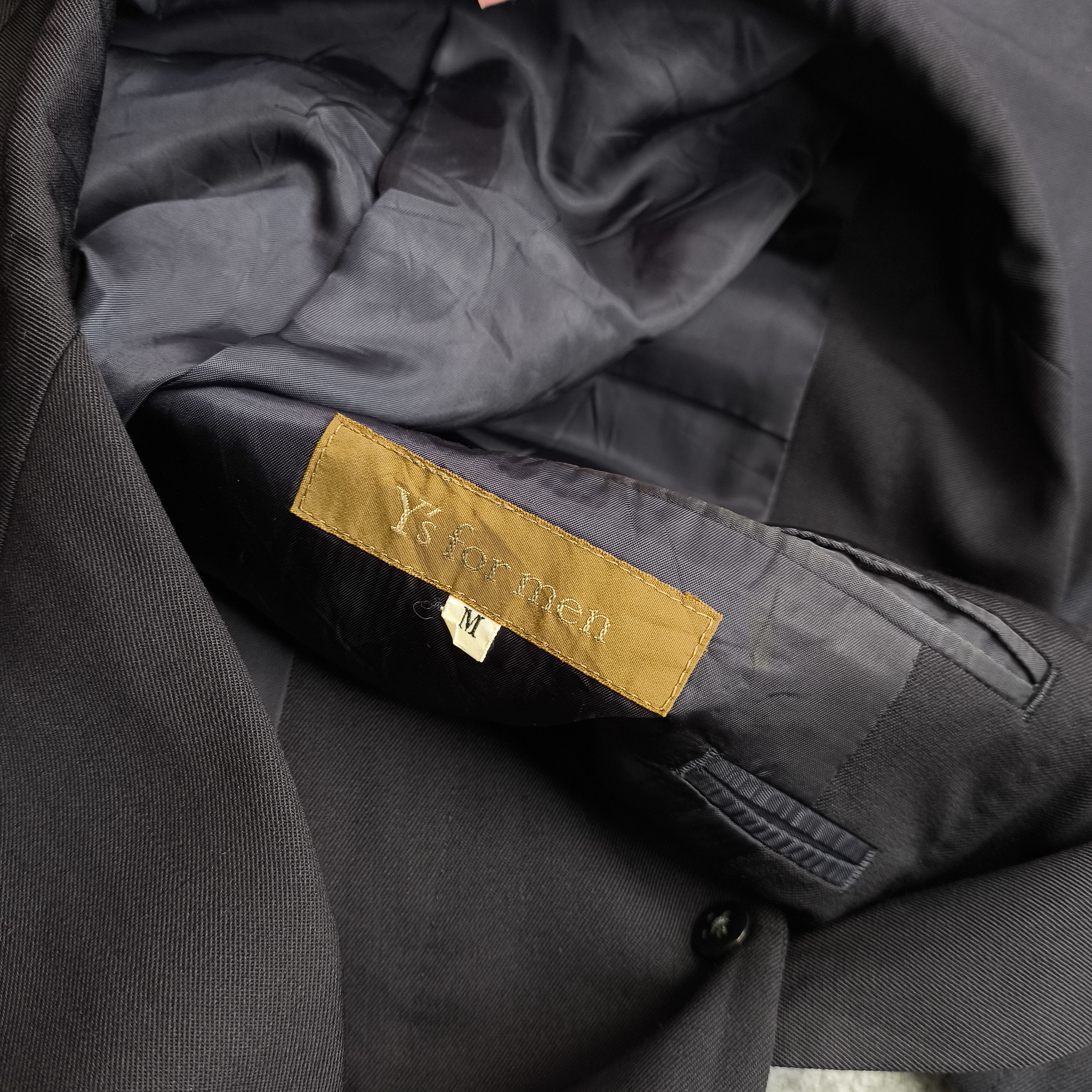 Yohji Yamamoto Yohji yamamoto y's for men blazer suits jacket Size 50R - 3 Thumbnail