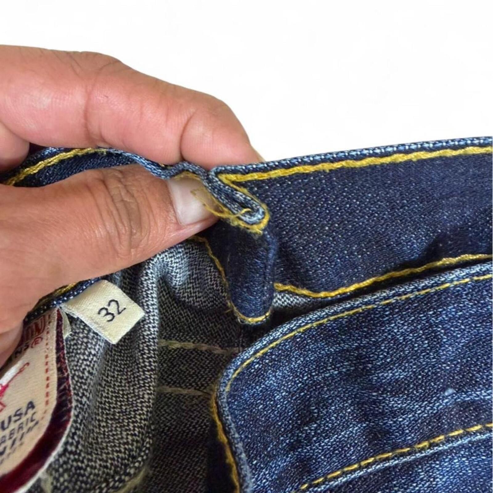 True Religion Rare skull back tag True religion denim jeans Size US 33 - 7 Thumbnail