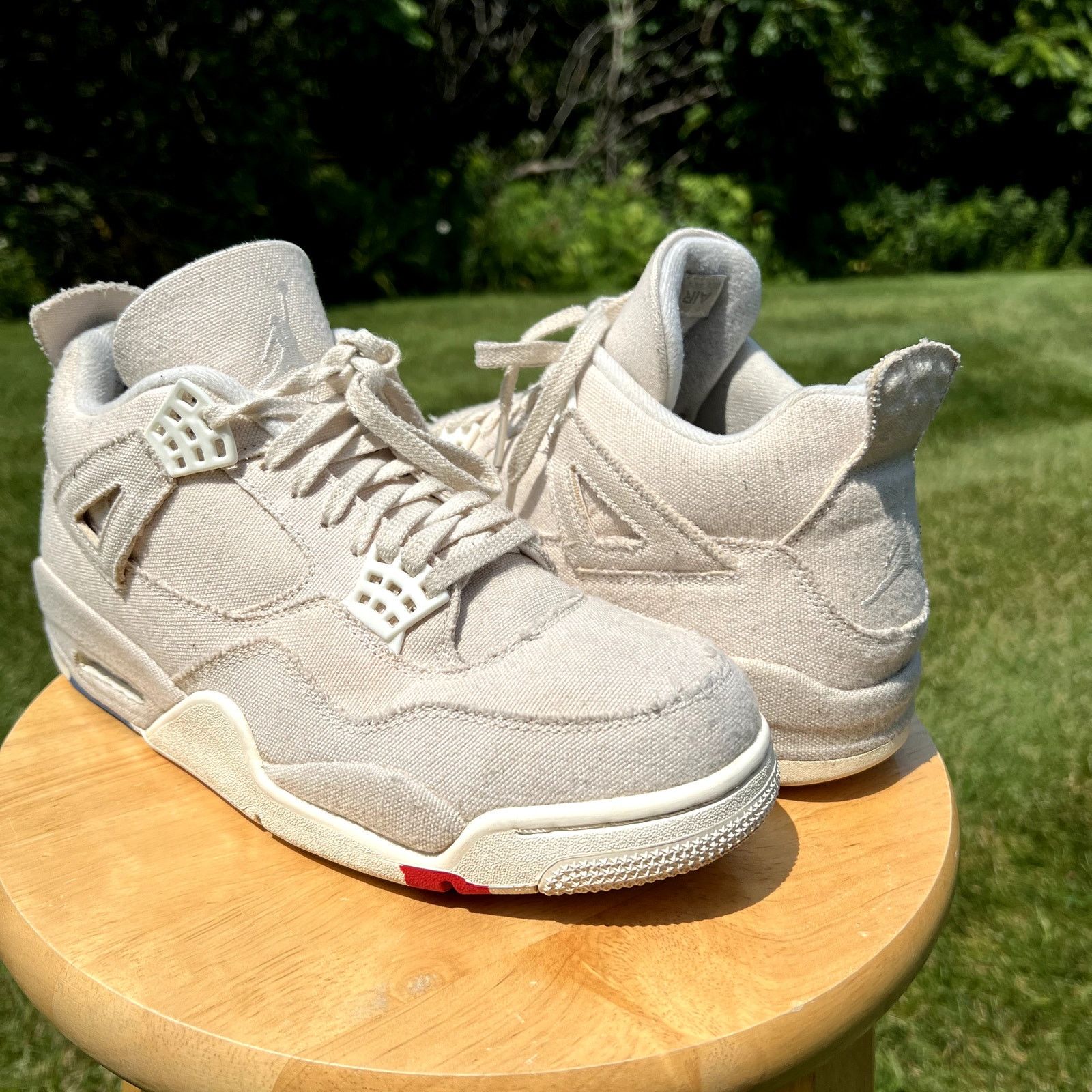Jordan Brand Nike Wmns Air Jordan 4 Retro Blank Canvas Women s Shoes Size 11 Grailed