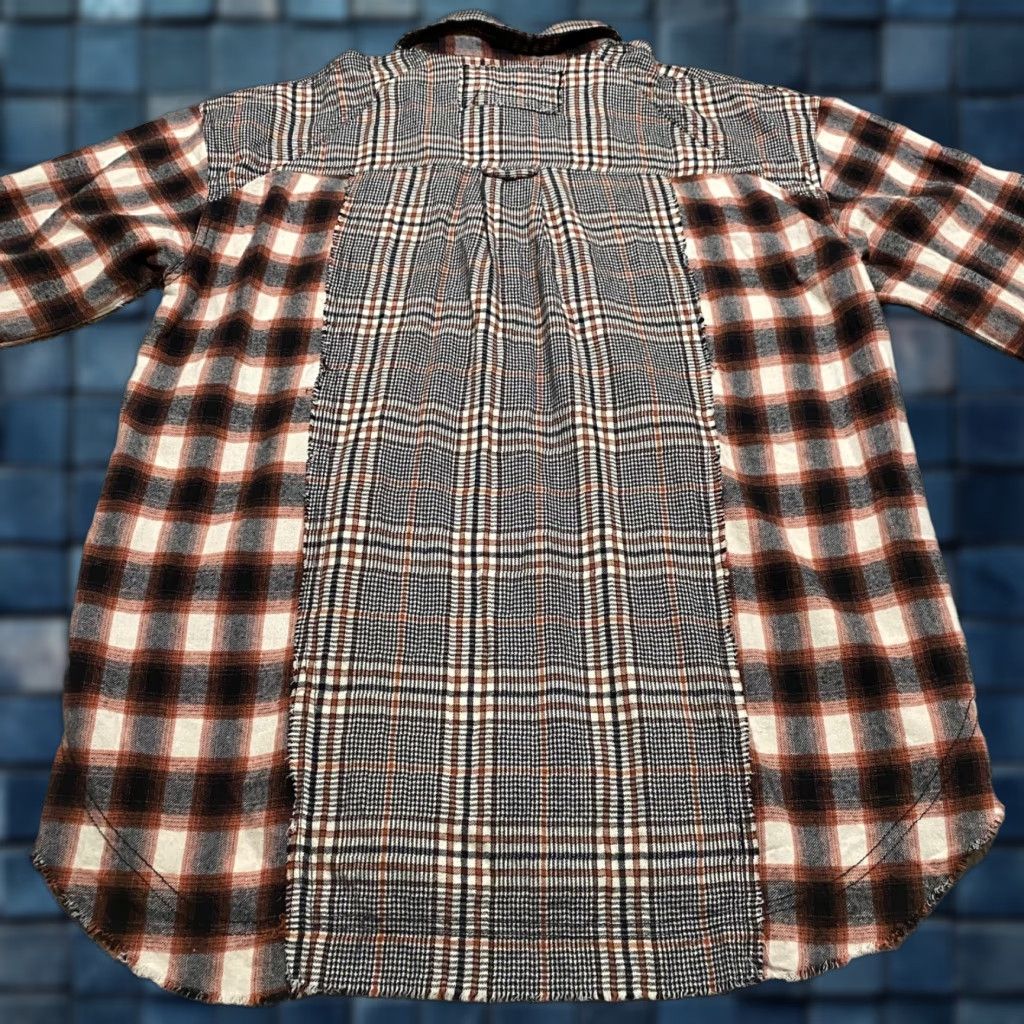 Free People Free People Womens Small Shirt Multicolor Wildfire Plaid Tunic Popover Oversize Size S / US 4 / IT 40 - 1 Thumbnail
