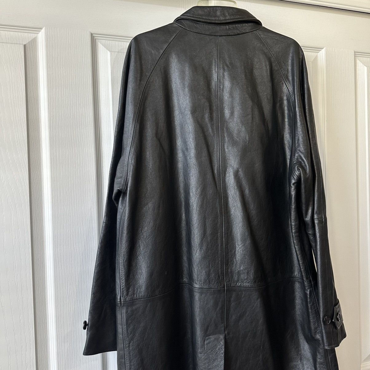 Zara New $439 Zara Steven Meisel Leather Black Trench Coat Large Size US L / EU 52-54 / 3 - 5 Thumbnail