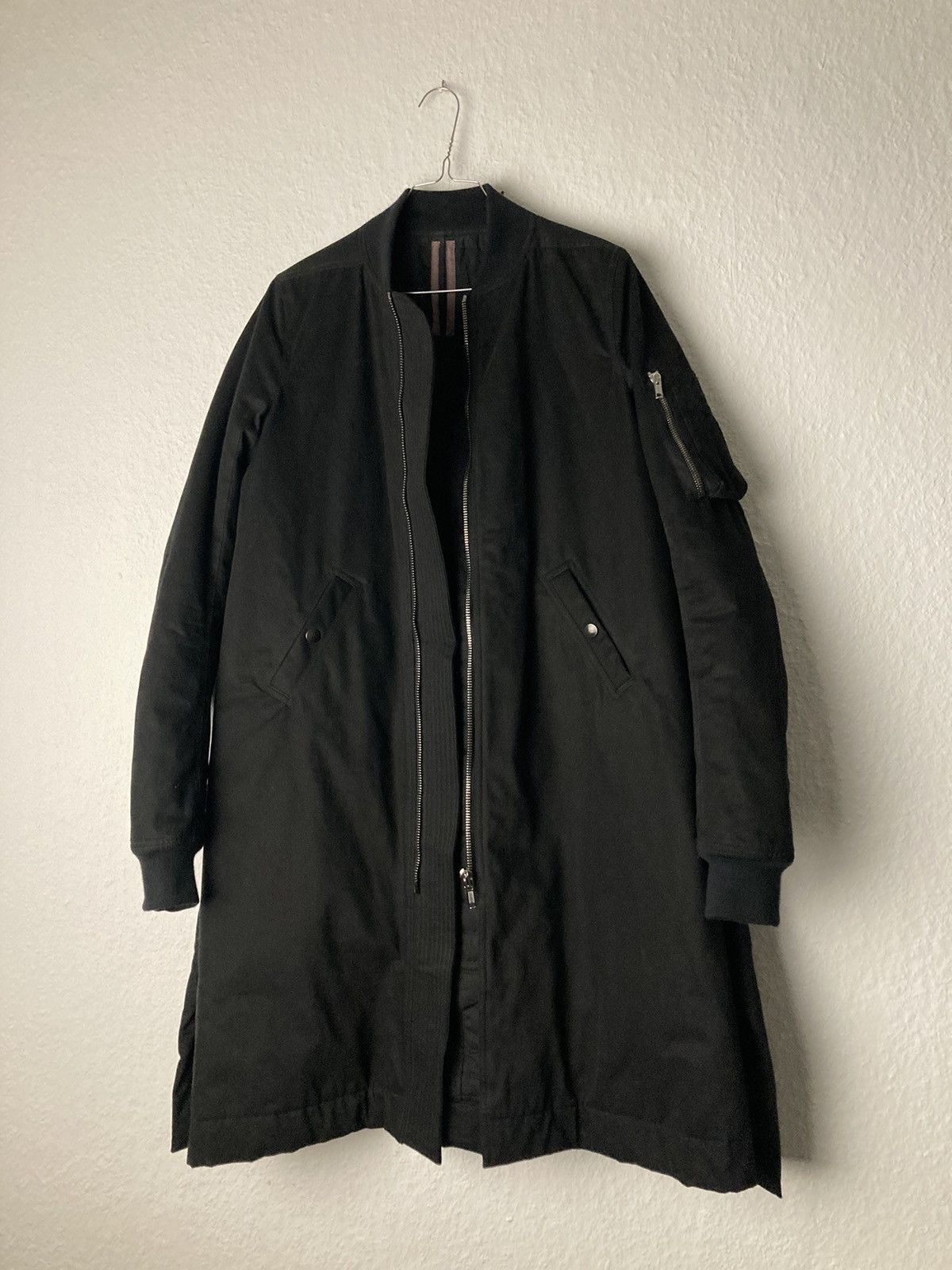 Rick Owens F/W 16 "MASTODON" Padded Moleskin Bomber Coat Rick Owens Size US S / EU 44-46 / 1 - 1 Thumbnail