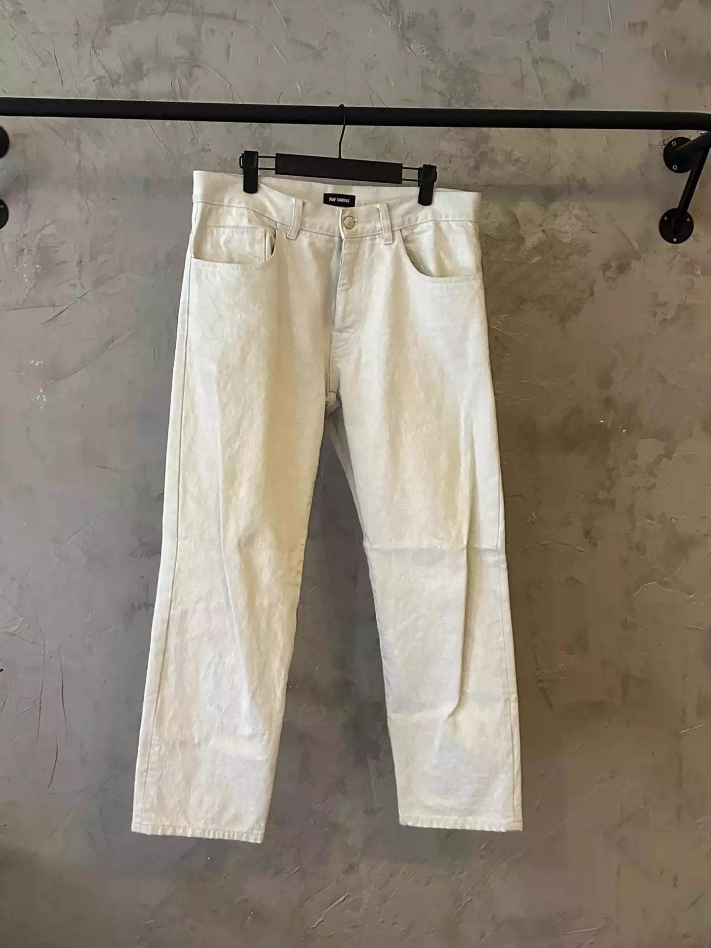 Raf Simons raf simons leather jeans-2505 Size US 32 / EU 48 - 1 Thumbnail