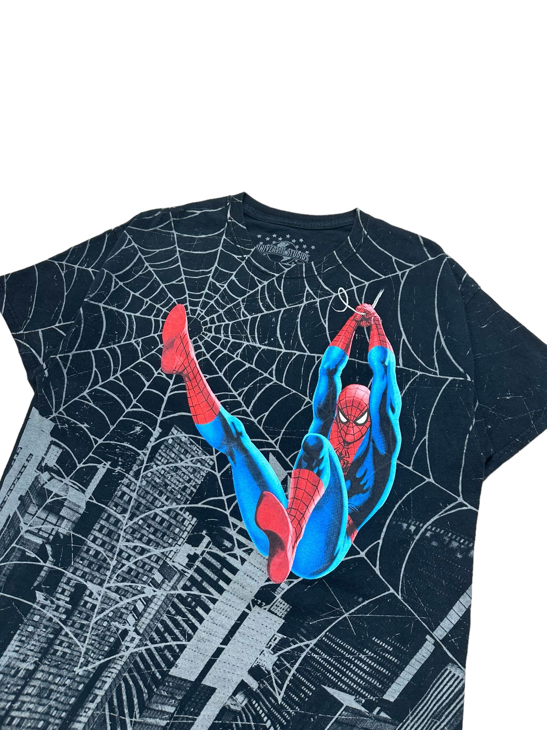 Warner Bros Rare Spider-man 3D fullprint tshirt Size US S / EU 44-46 / 1 - 2 Thumbnail