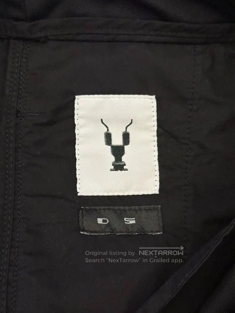 Rick Owens Inclined zipper machete hanging crotch shorts.